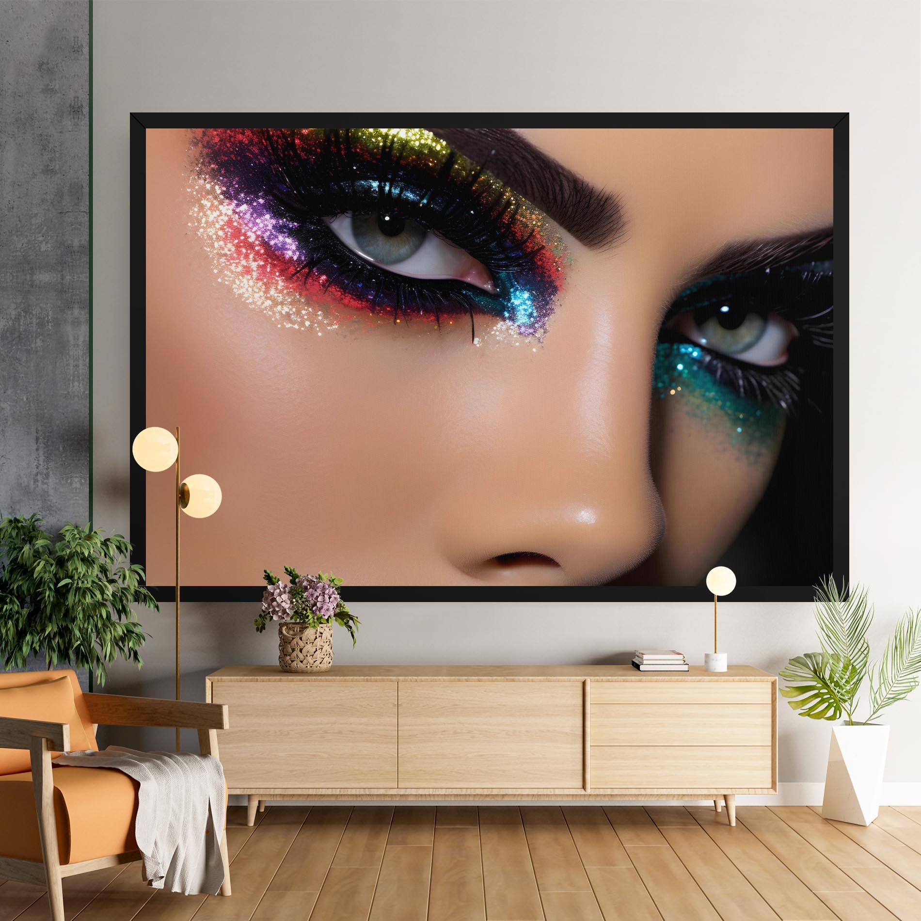 Vászonkép Feminine Makeup Model mockup 9