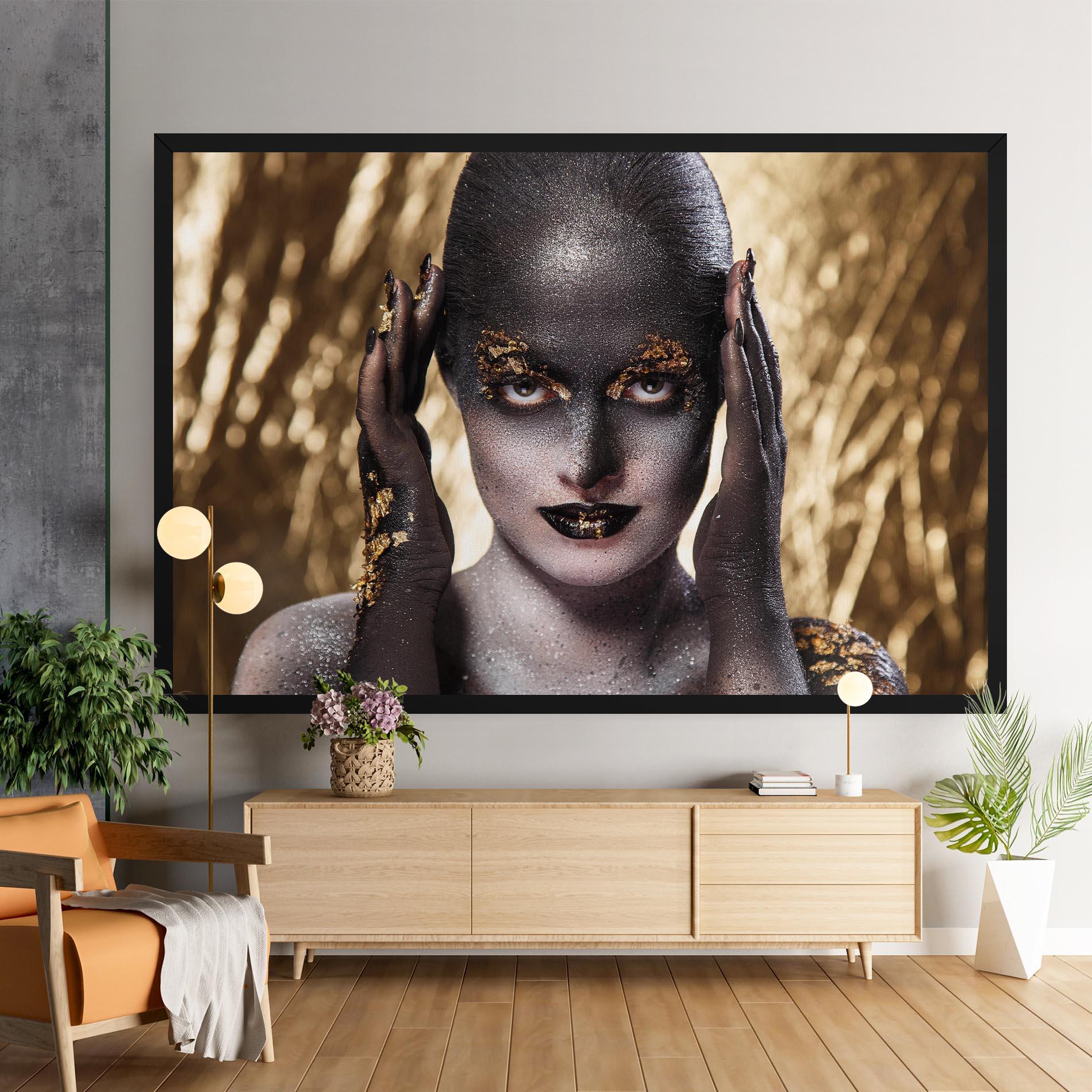 Vászonkép Glitter Artistic Makeup mockup 9