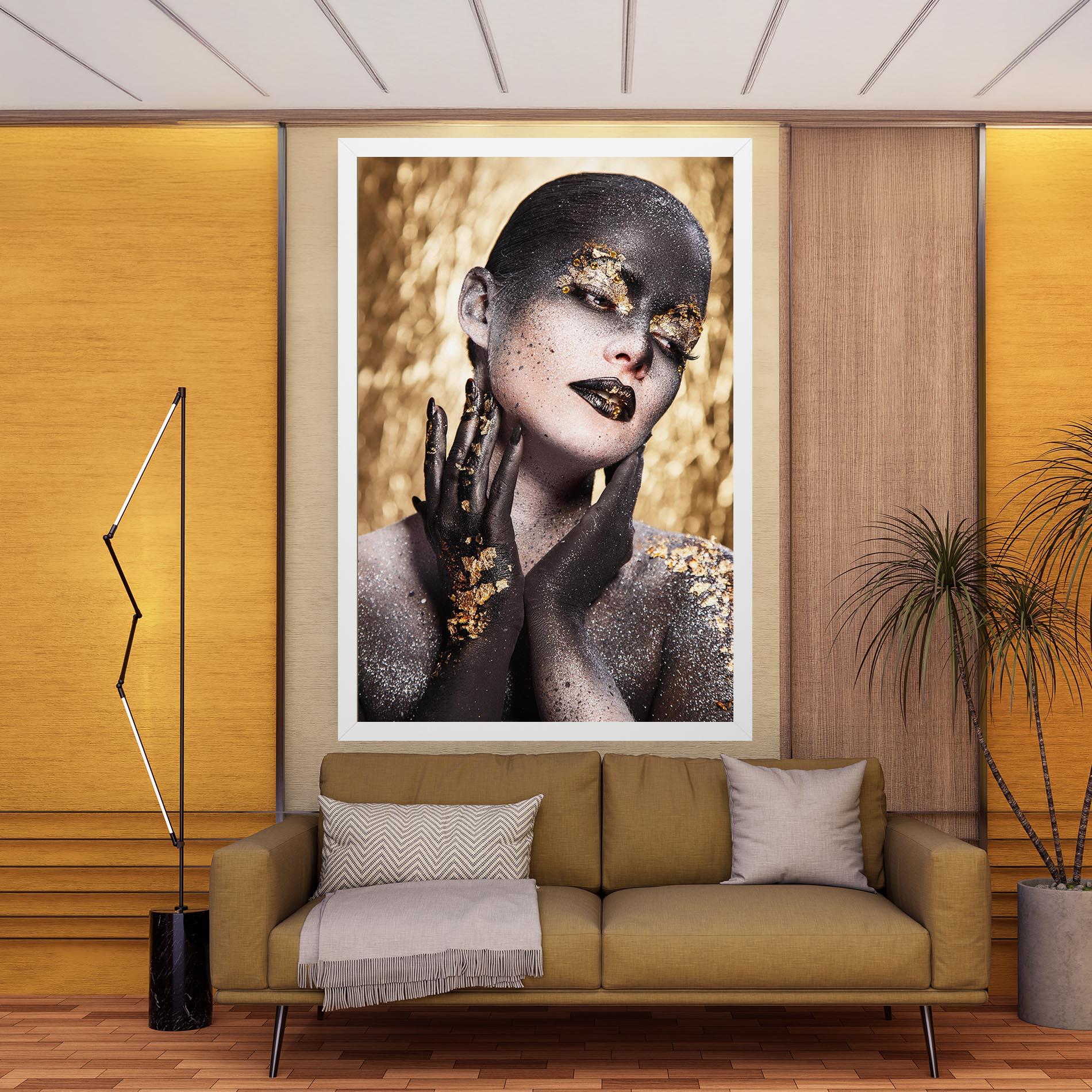 Vászonkép Artistic Glitter Makeup mockup 9