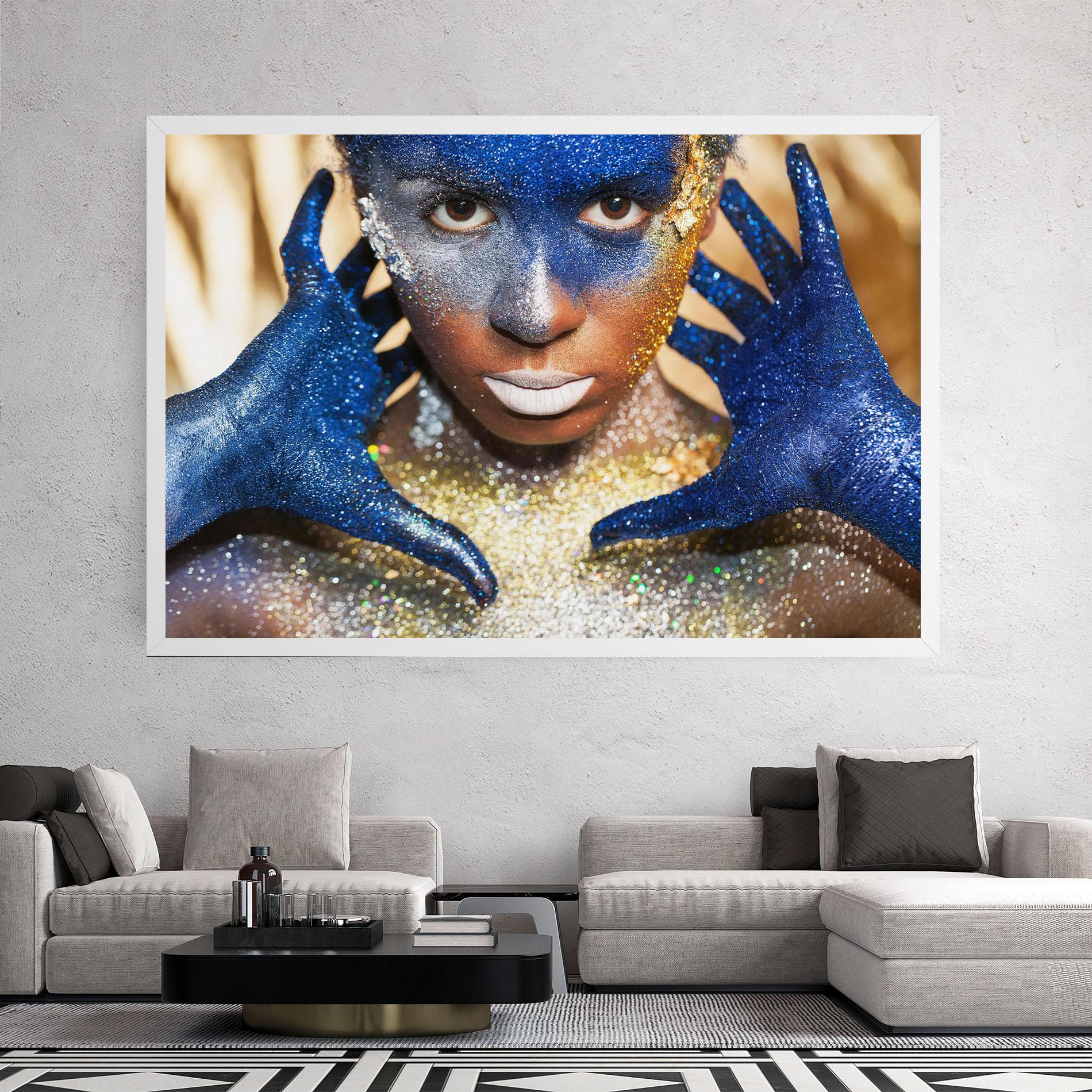 Vászonkép Glue Gold Glitter mockup 2