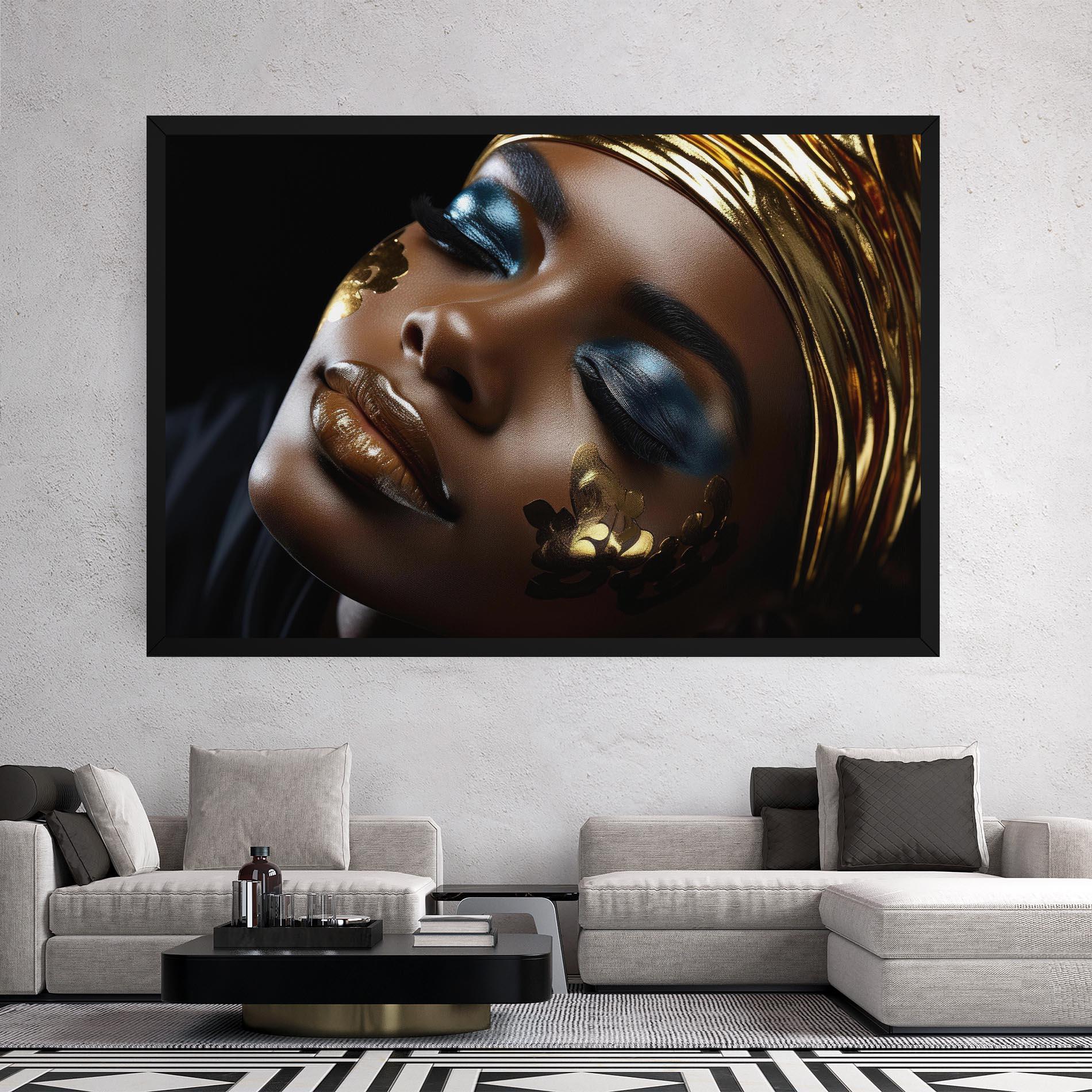 Vászonkép Dark Blue Makeup mockup 2