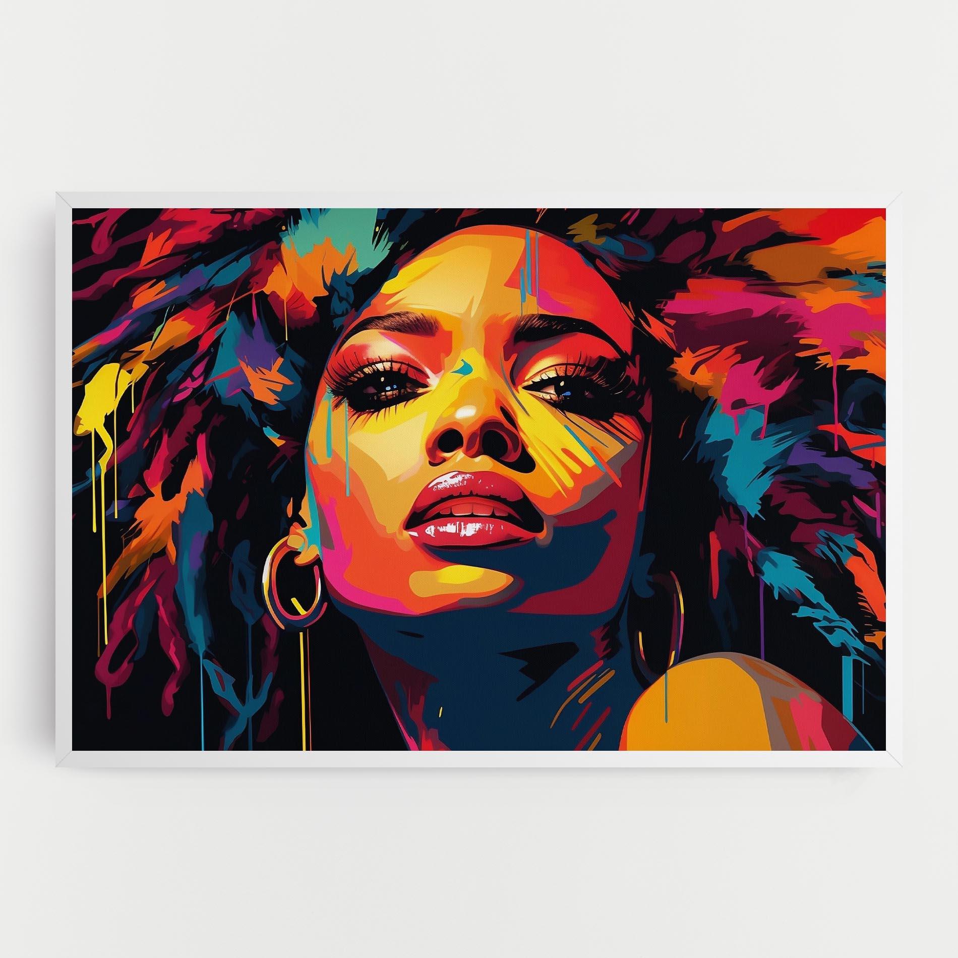 Vászonkép Beautiful African Art mockup 0