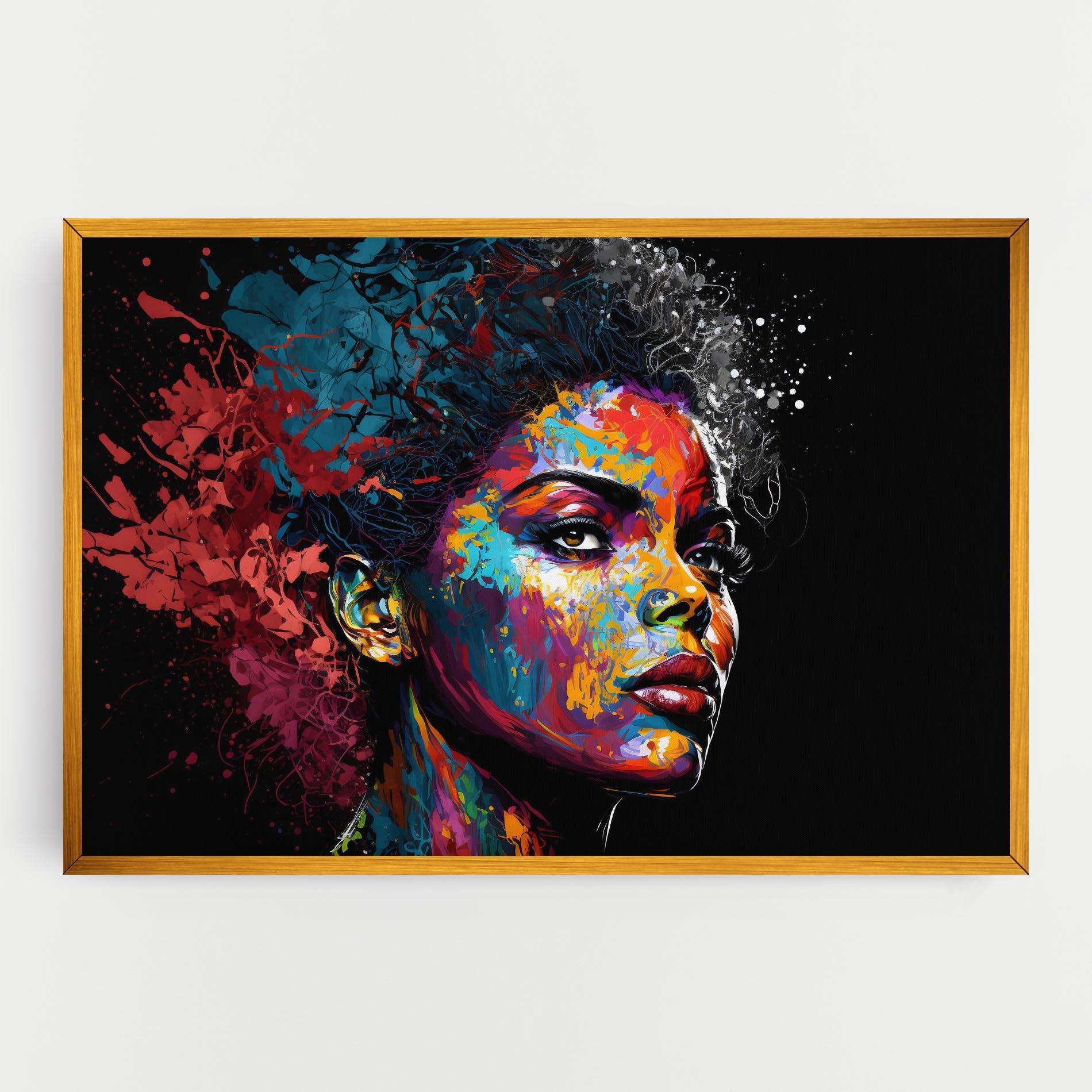 Vászonkép American Woman Splashes mockup 0