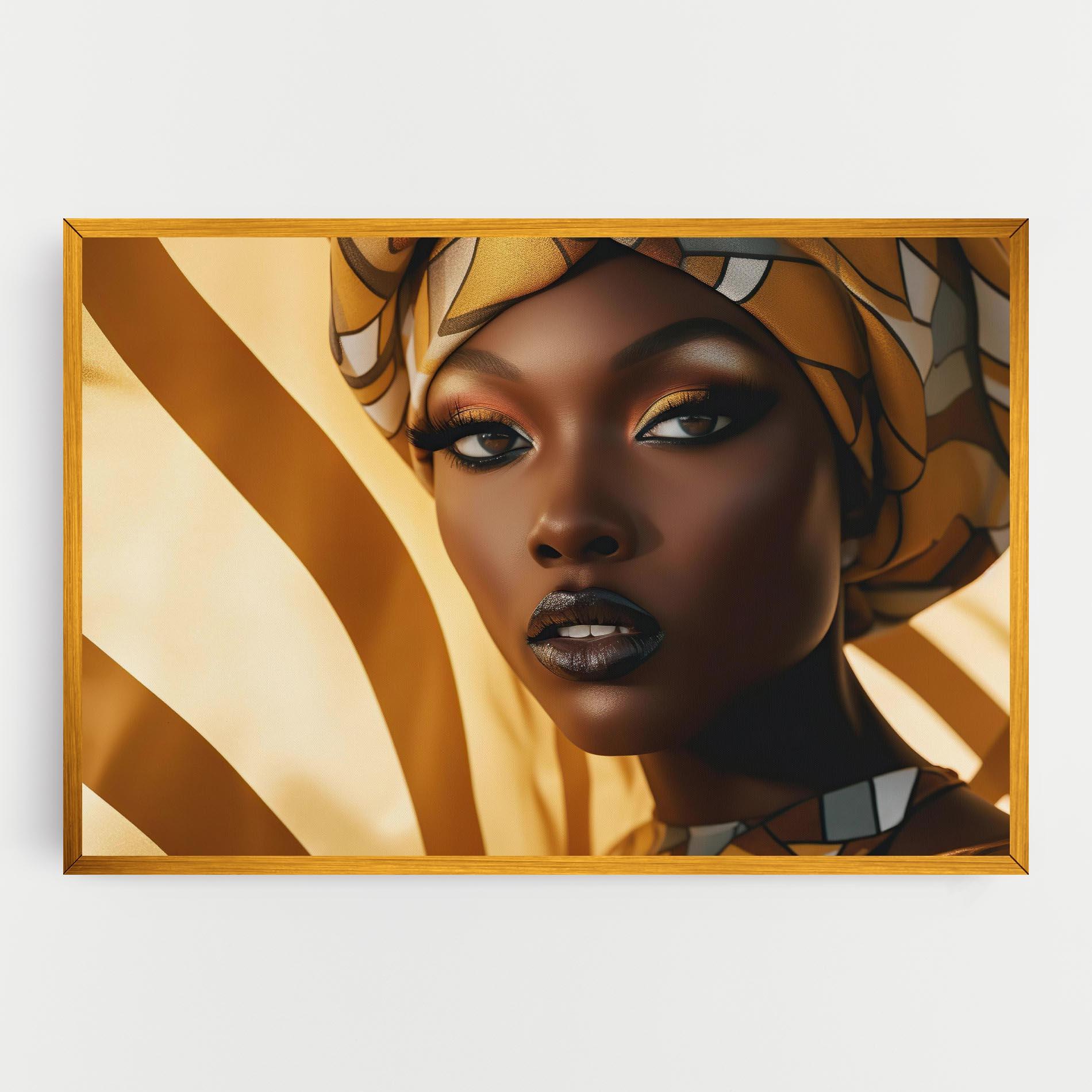 Vászonkép Fashion African Woman mockup 0