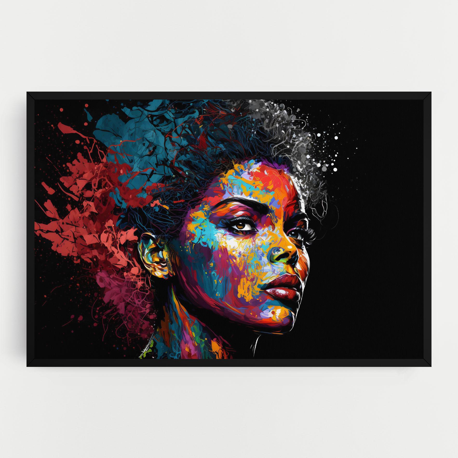 Vászonkép American Woman Splashes mockup 0