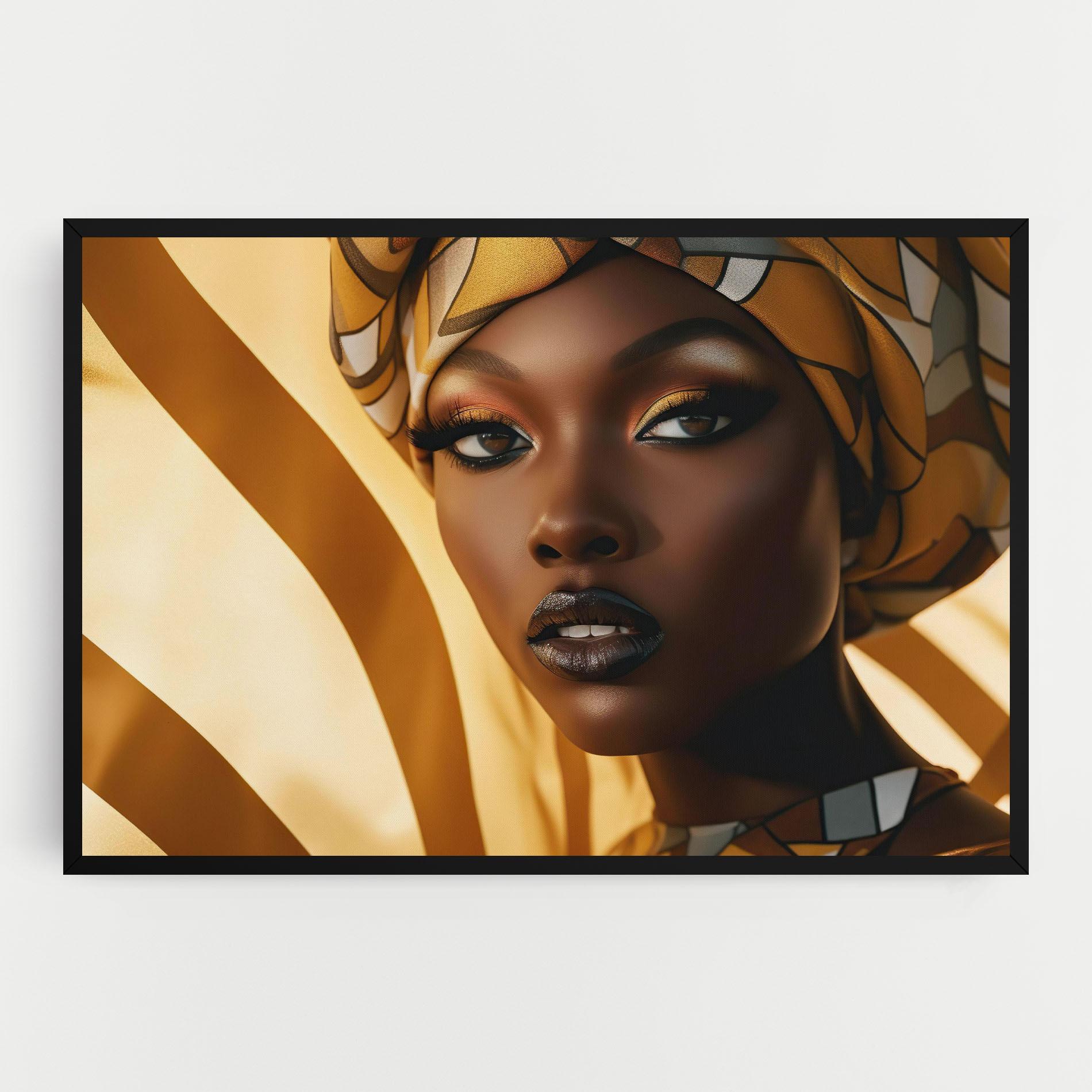 Vászonkép Fashion African Woman mockup 0