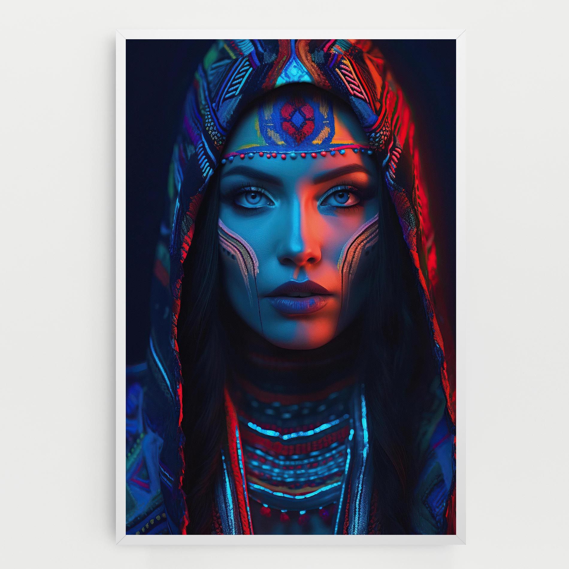 Blue Red Light Hood mockup 0