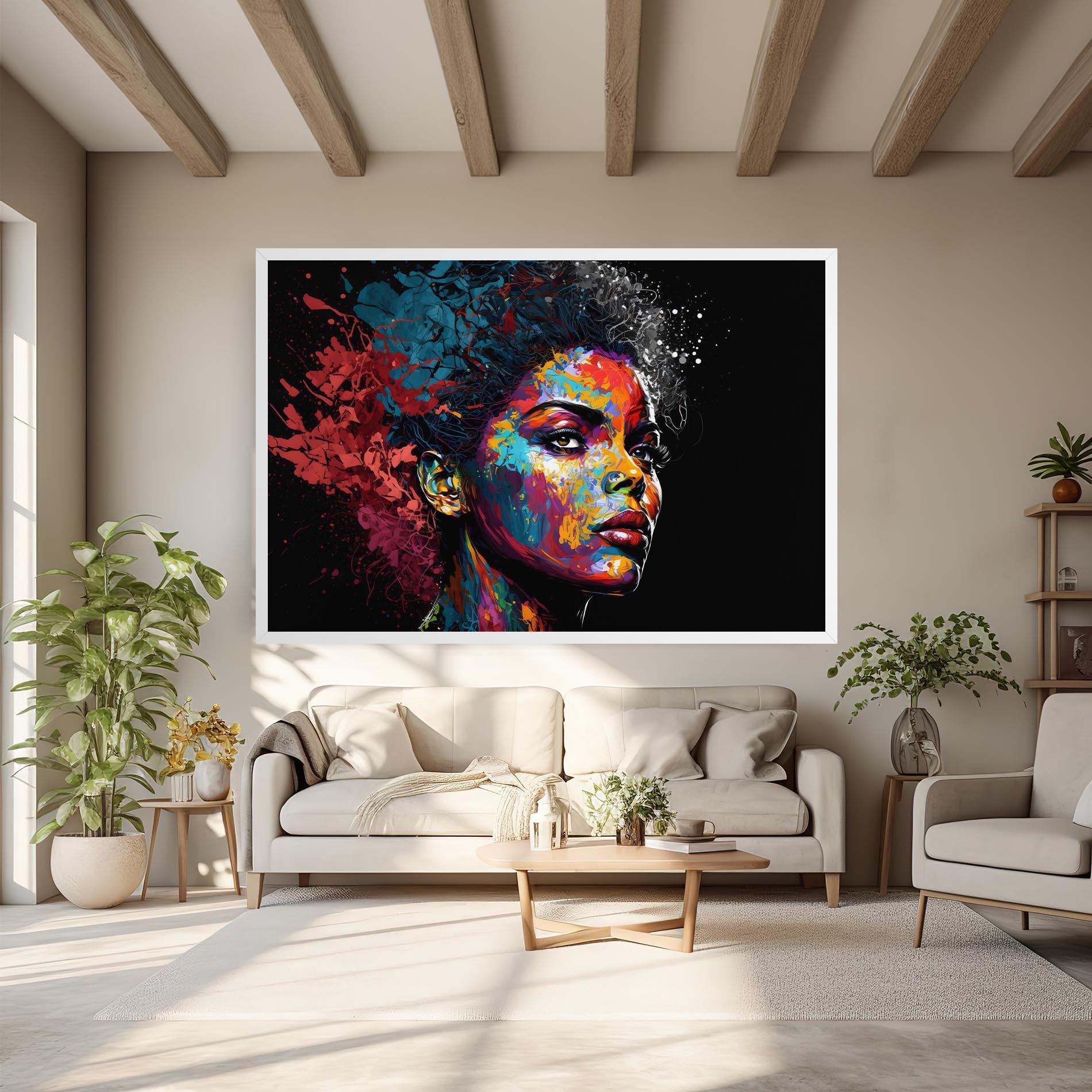 Vászonkép American Woman Splashes mockup 6