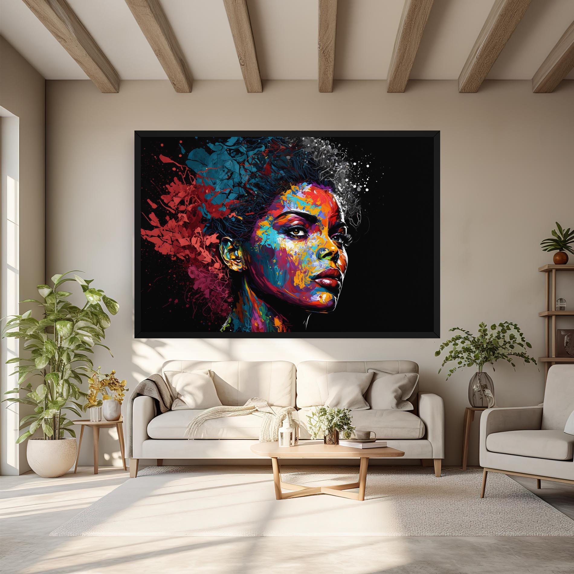 Vászonkép American Woman Splashes mockup 6