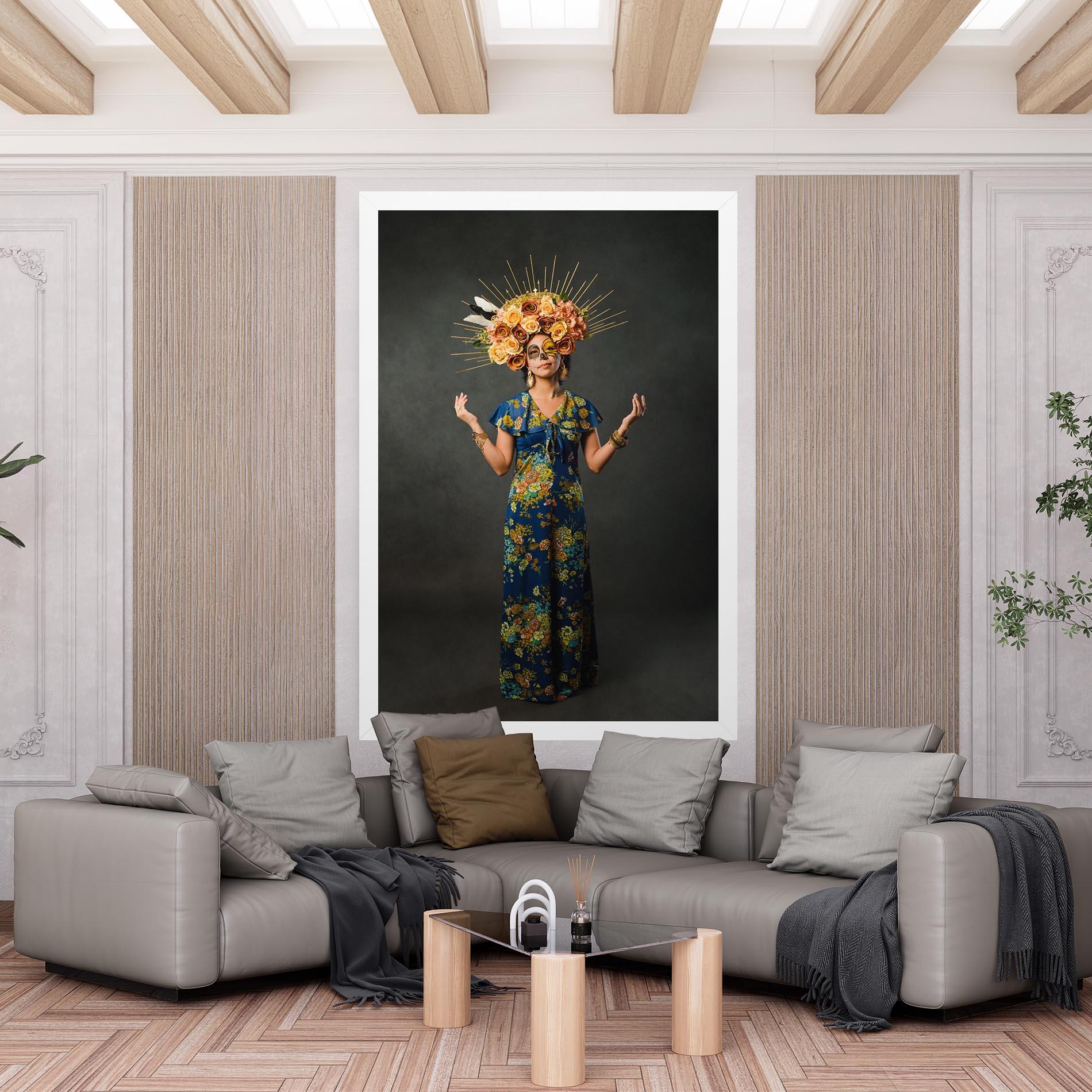 Vászonkép Sugar Skull Makeup mockup 6