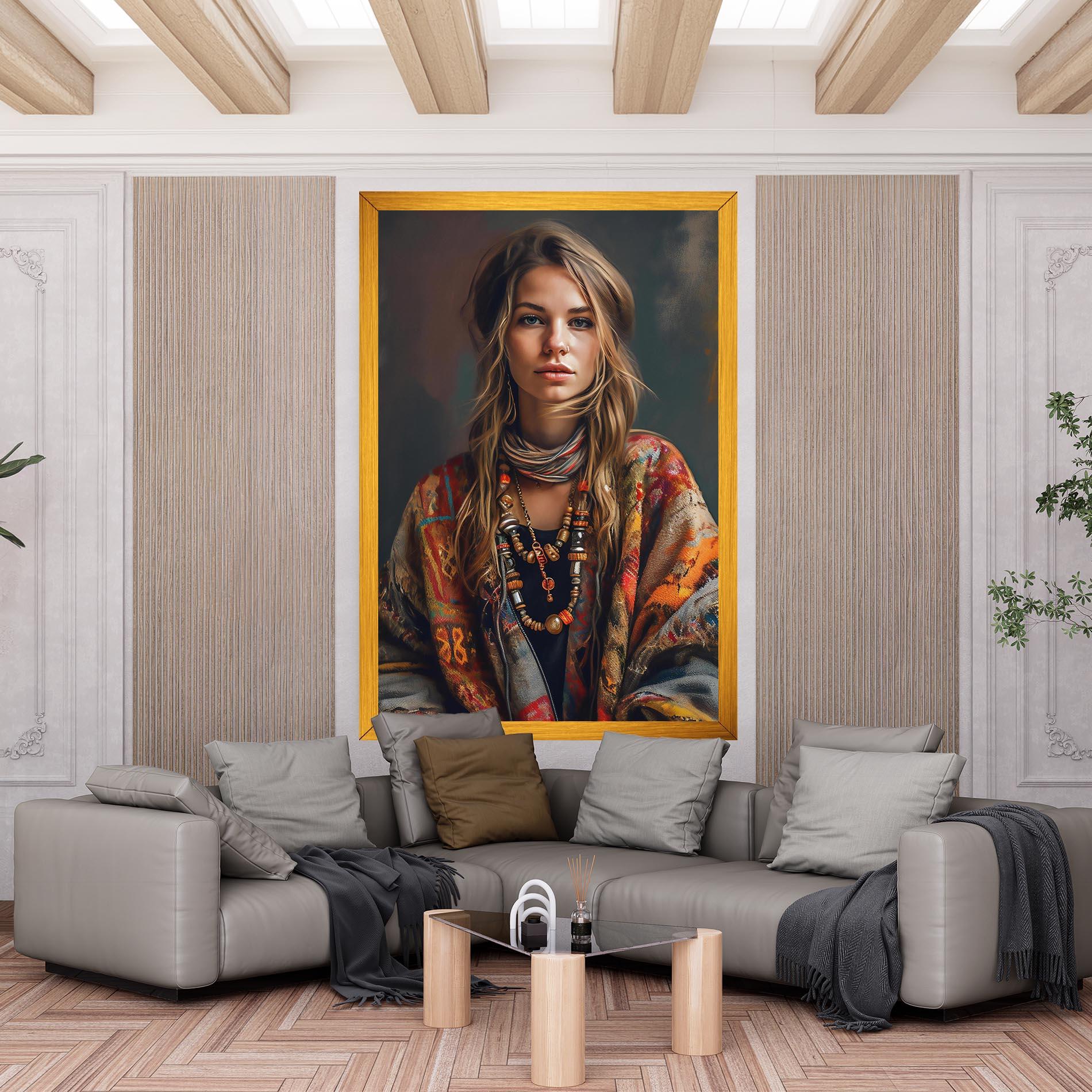 Vászonkép Woolen Sweater mockup 6