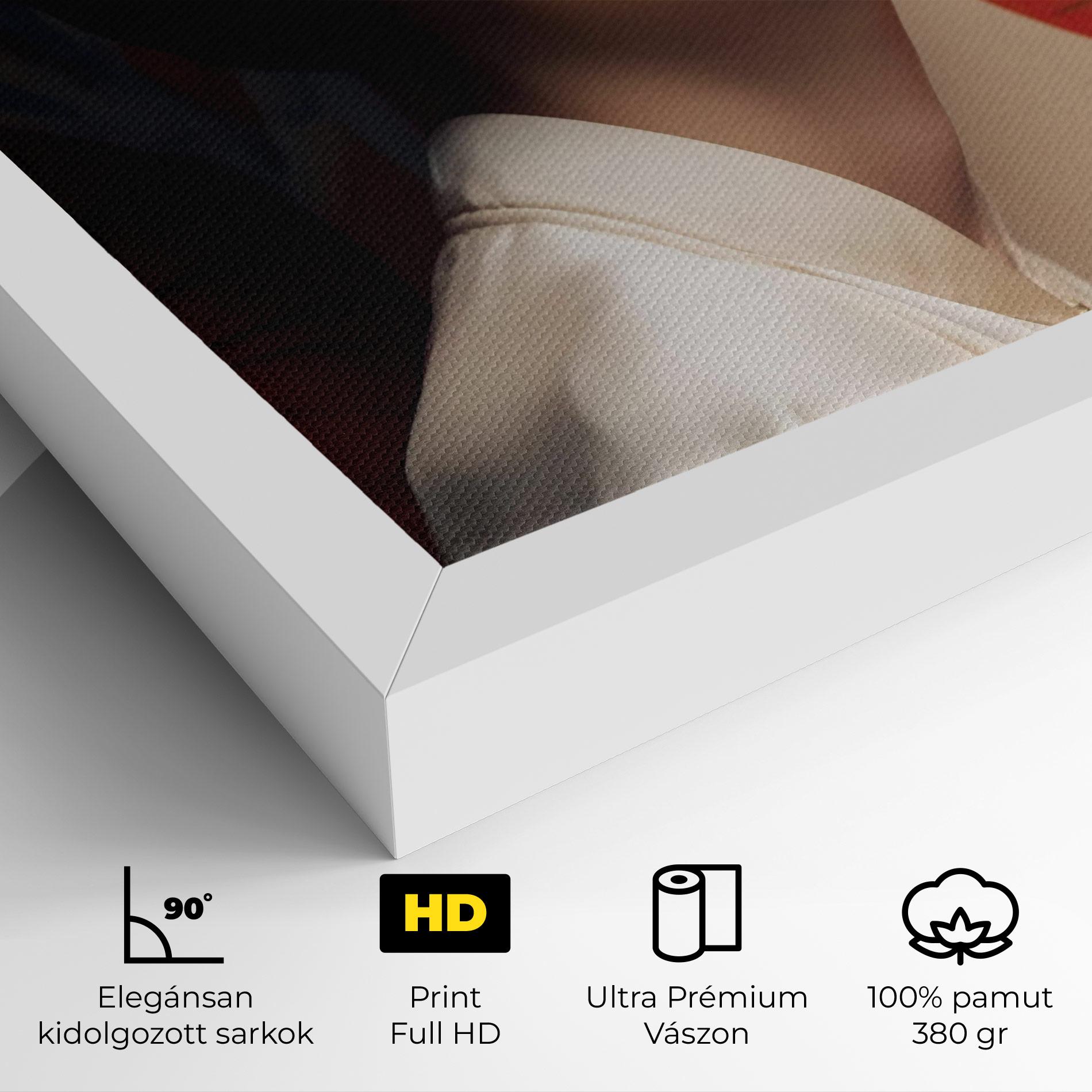 Vászonkép Asiatic Red Lips mockup 4