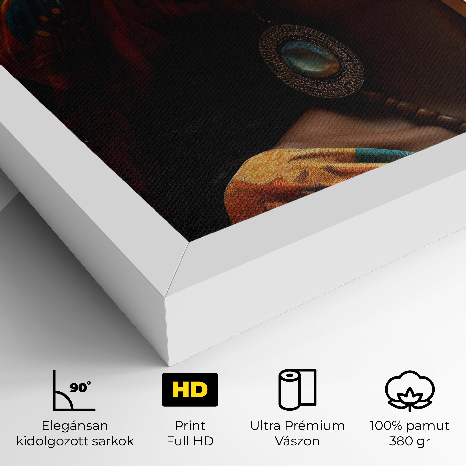 Vászonkép Fashion African Portrait mockup 4