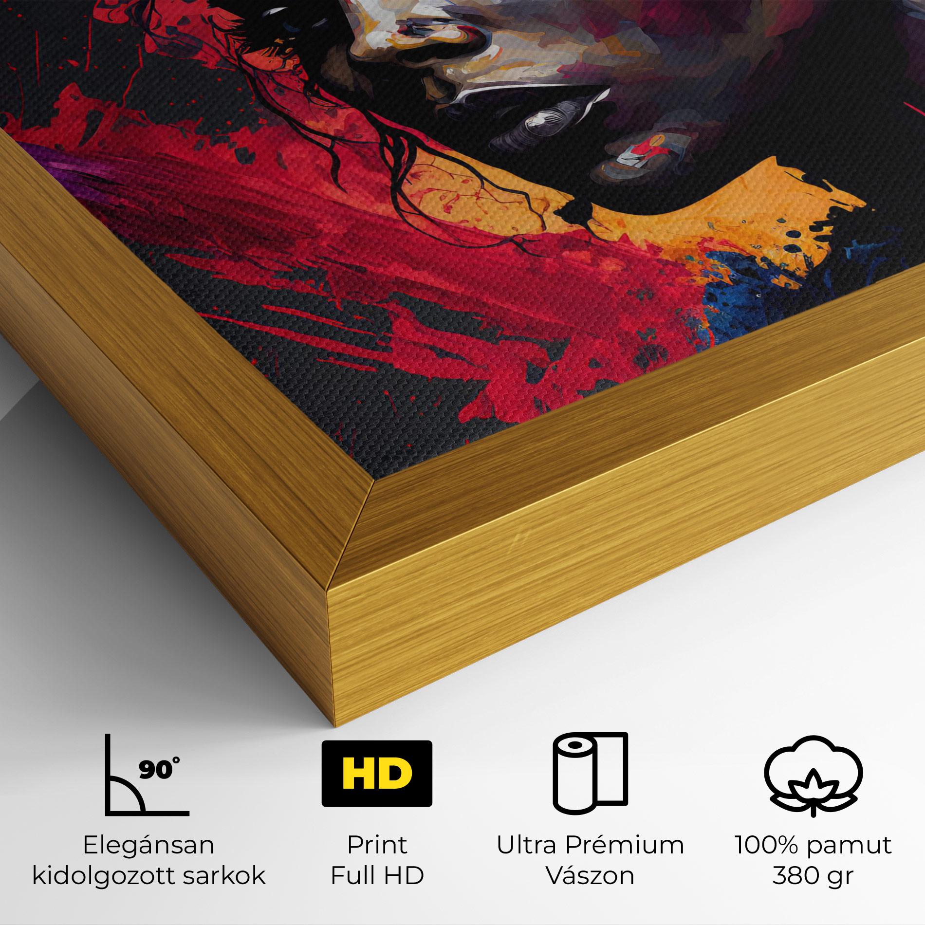 Vászonkép African Woman Splash mockup 4