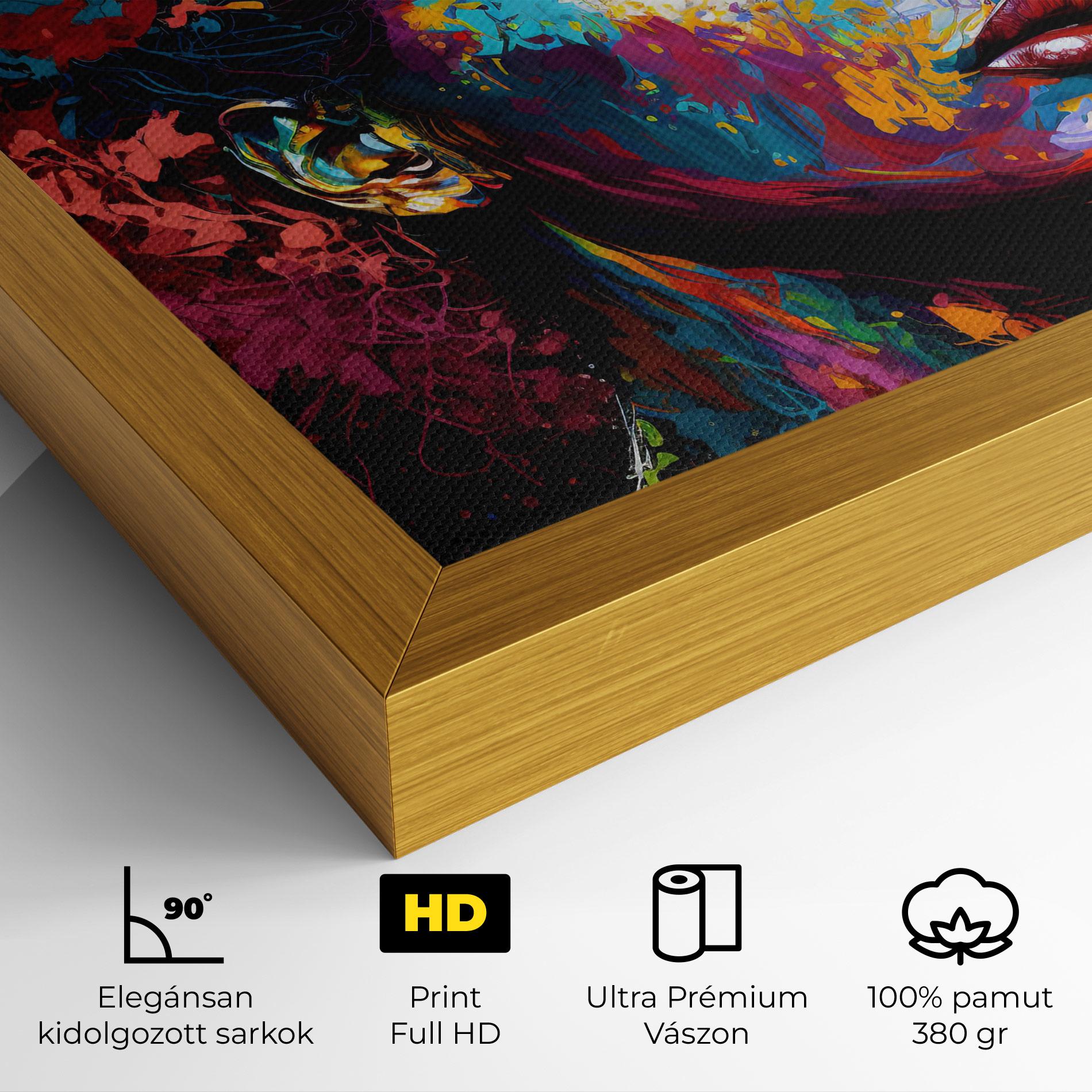 Vászonkép American Woman Splashes mockup 4