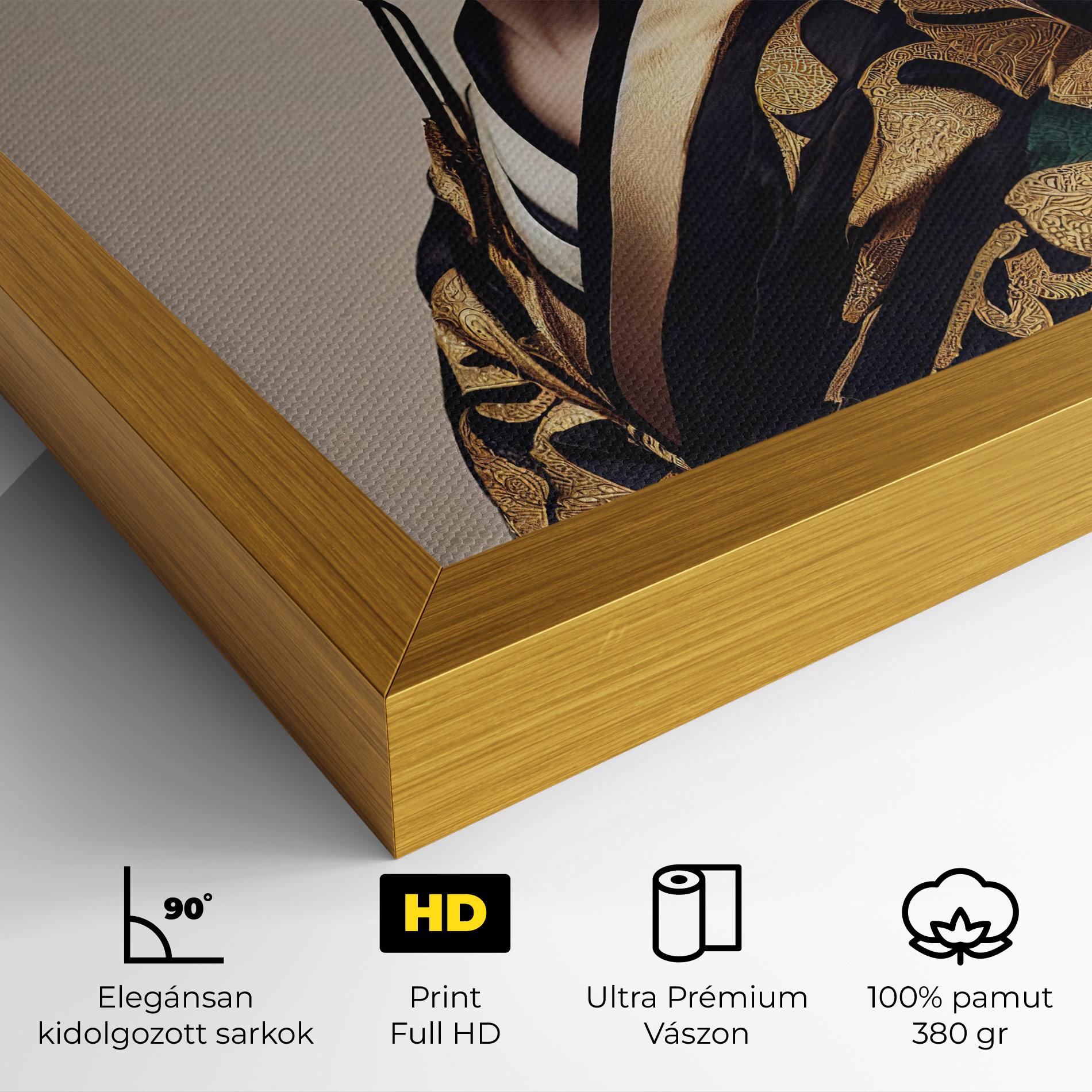 Vászonkép Kimono Headphones mockup 4
