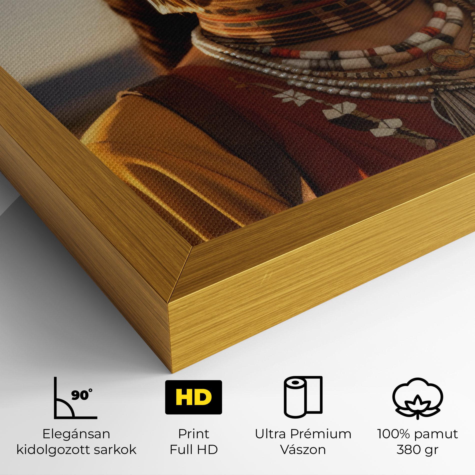 Vászonkép Native American Desert mockup 4