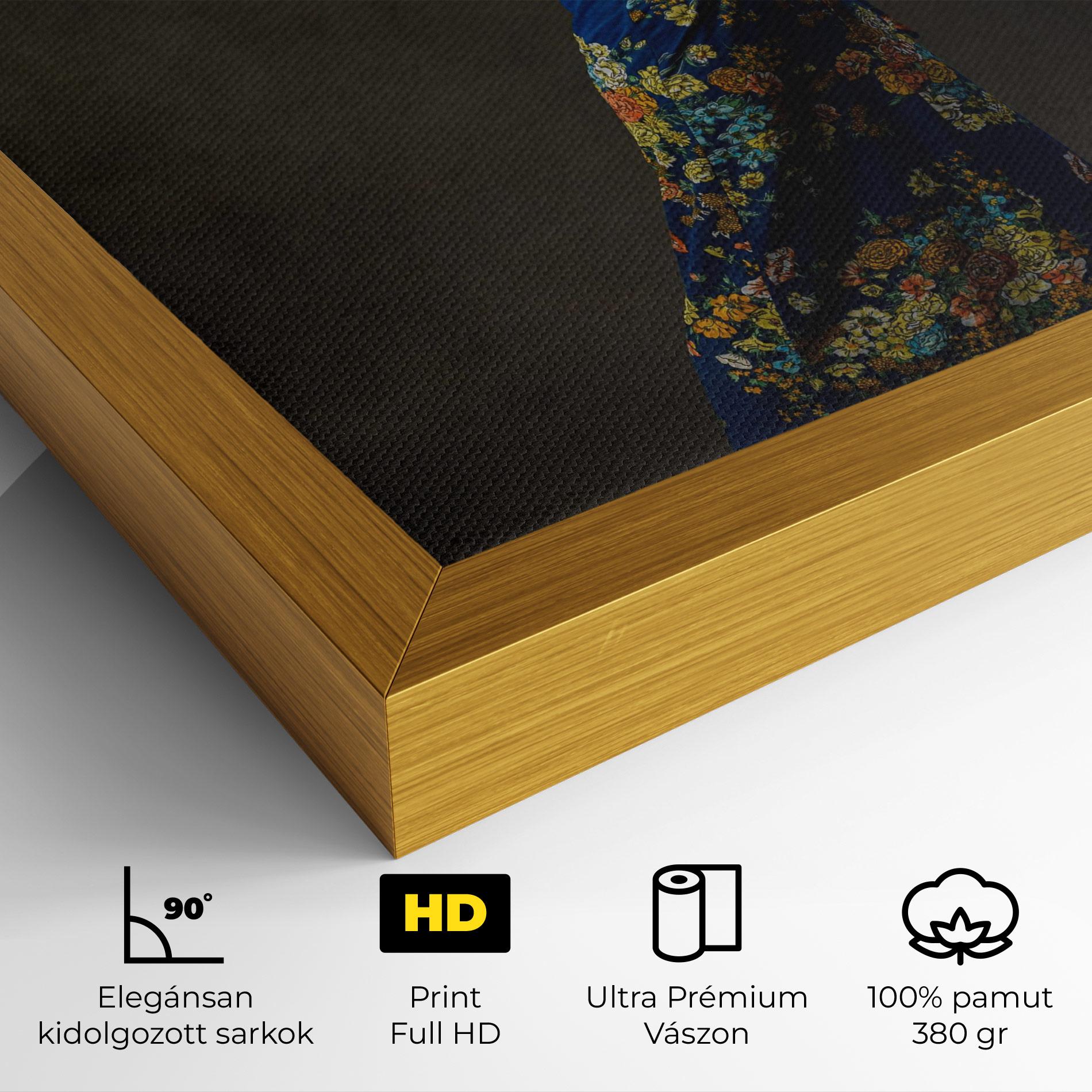 Vászonkép Sugar Skull Face mockup 4