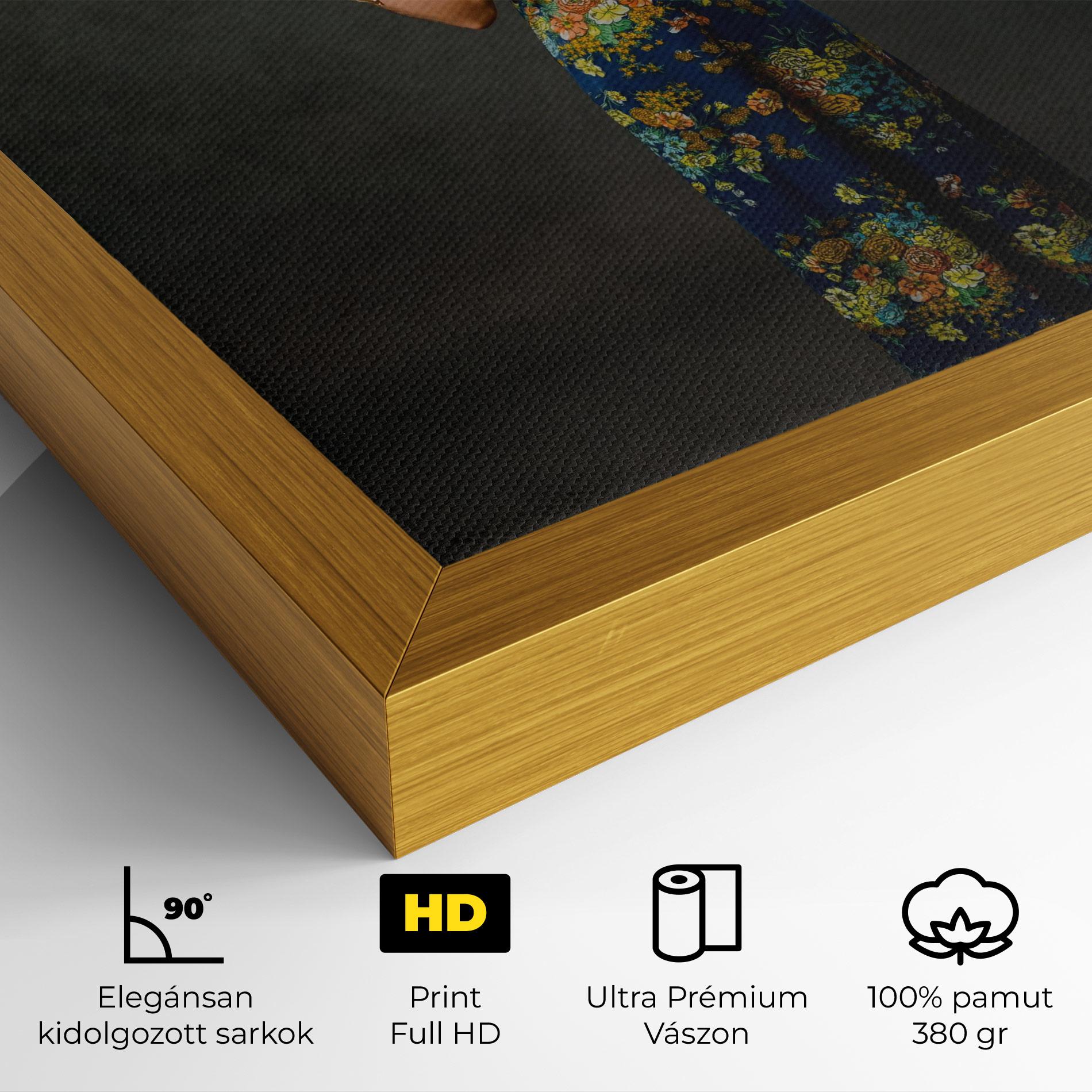 Vászonkép Sugar Skull Makeup mockup 4