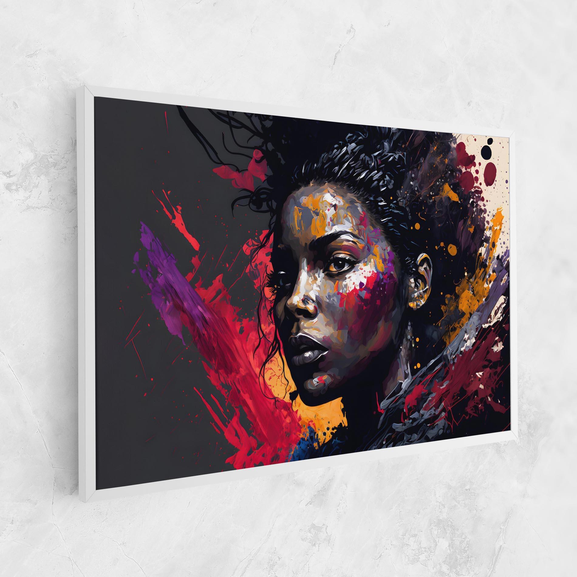 Vászonkép African Woman Splash mockup 1