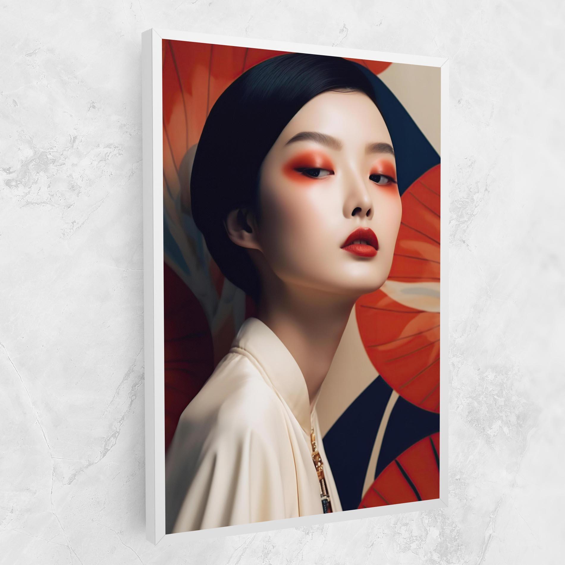 Vászonkép Asiatic Red Lips mockup 1