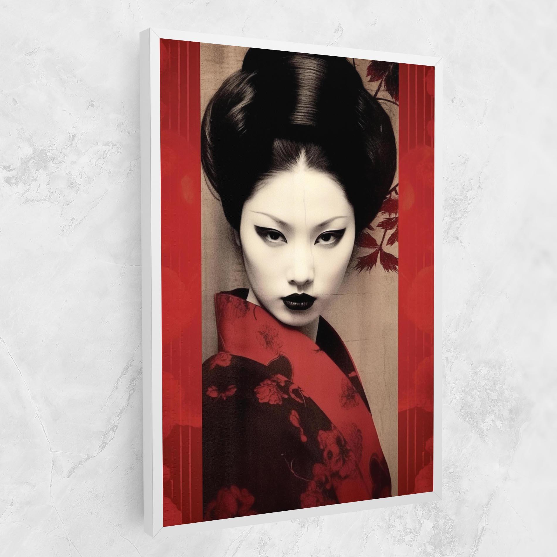 Vászonkép Black Asiatic Makeup mockup 1