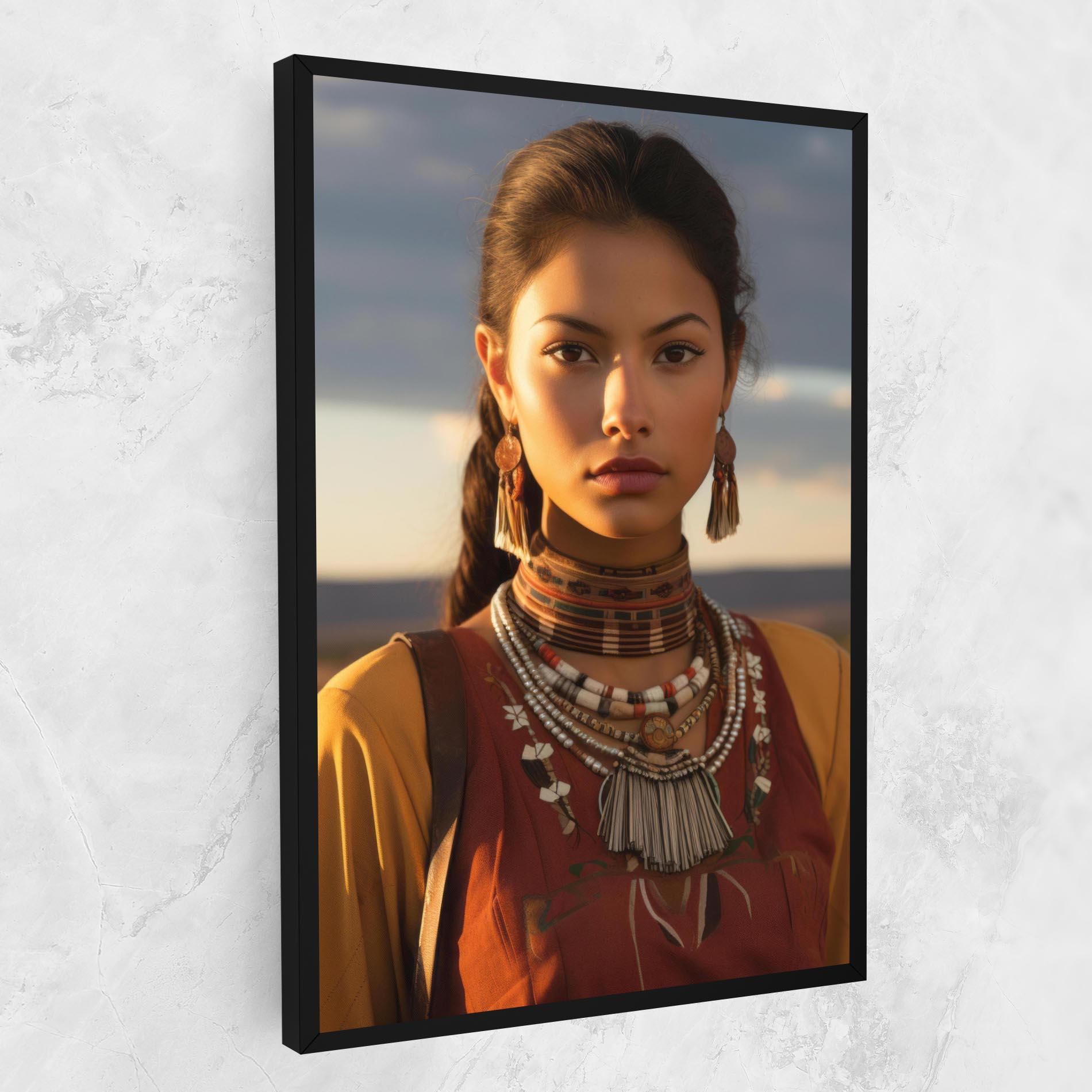 Vászonkép Native American Desert mockup 1