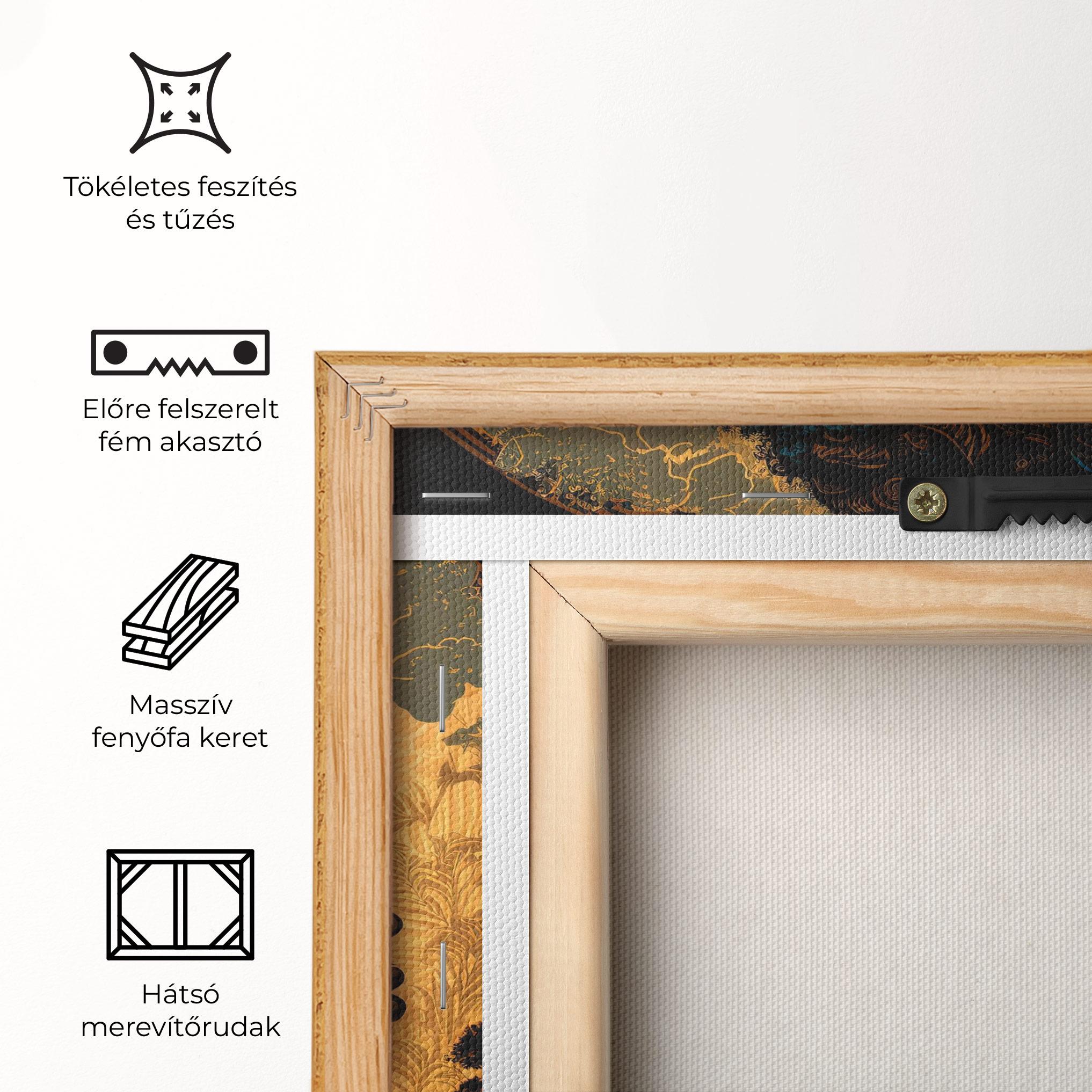 Vászonkép African Profile Woman mockup 5