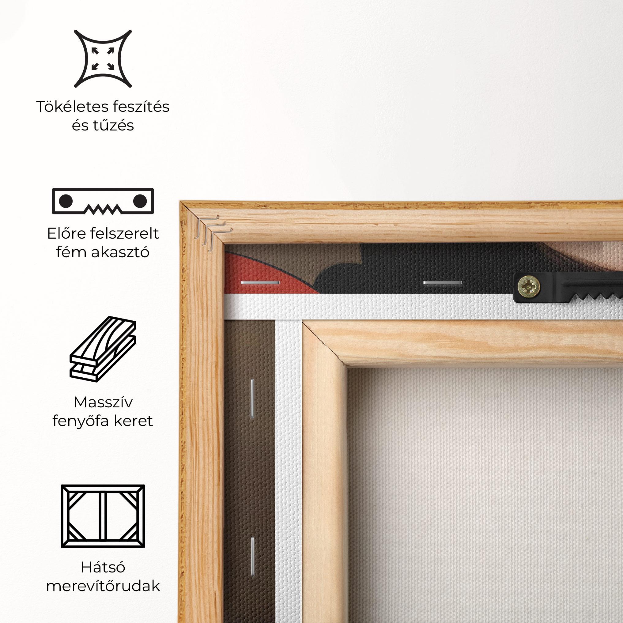 Vászonkép Asian Big Earrings mockup 5