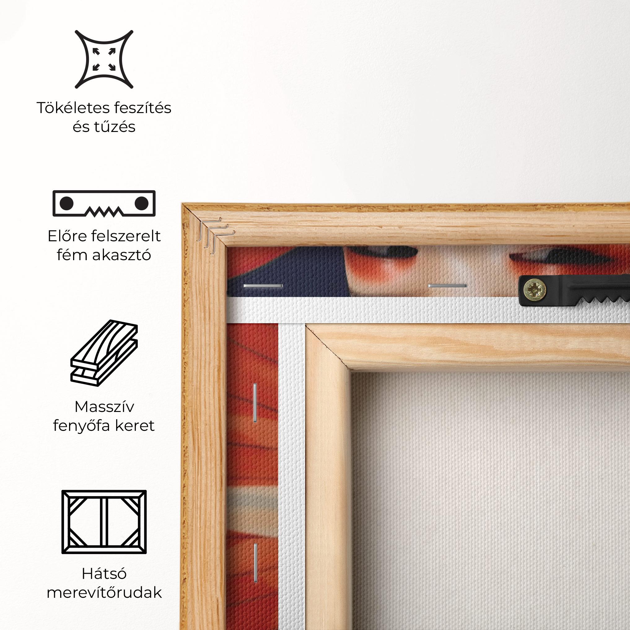 Vászonkép Asiatic Red Lips mockup 5