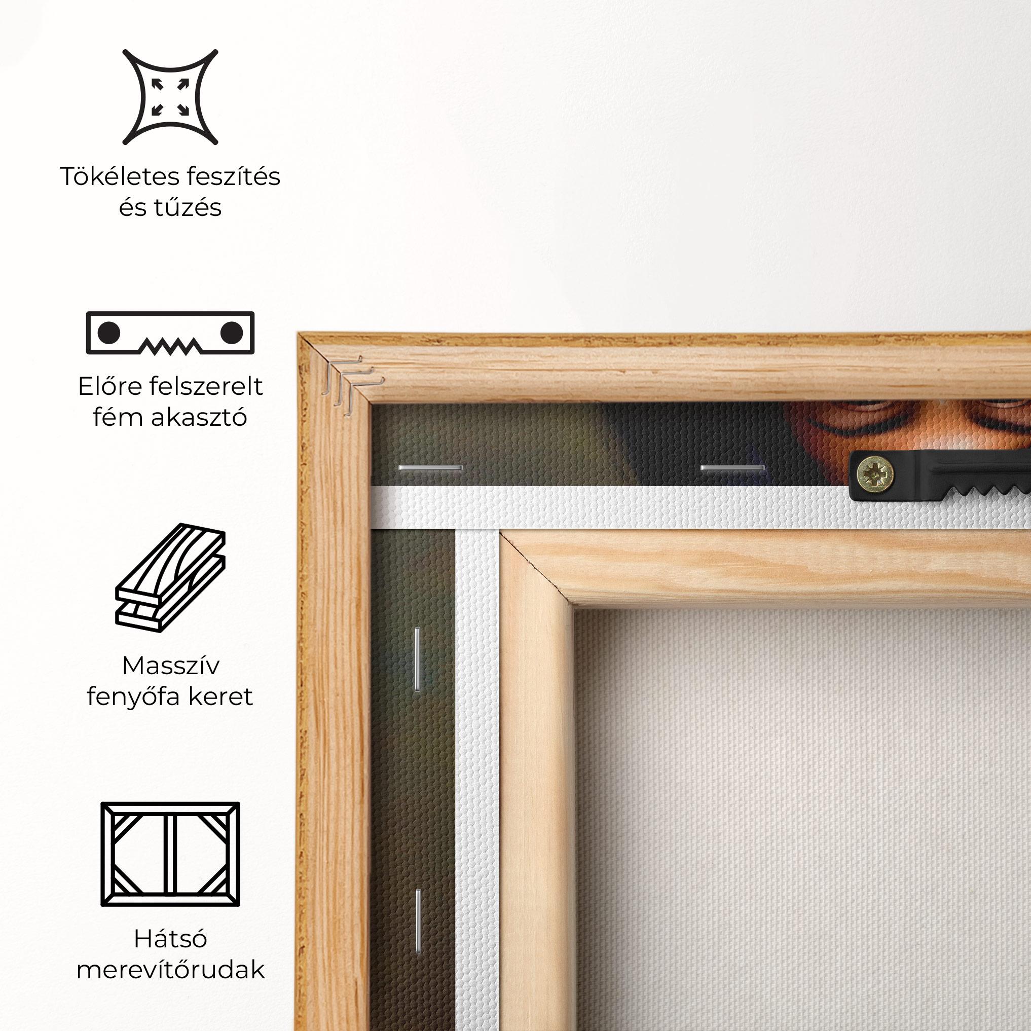 Vászonkép Beautiful Brunette Art mockup 5