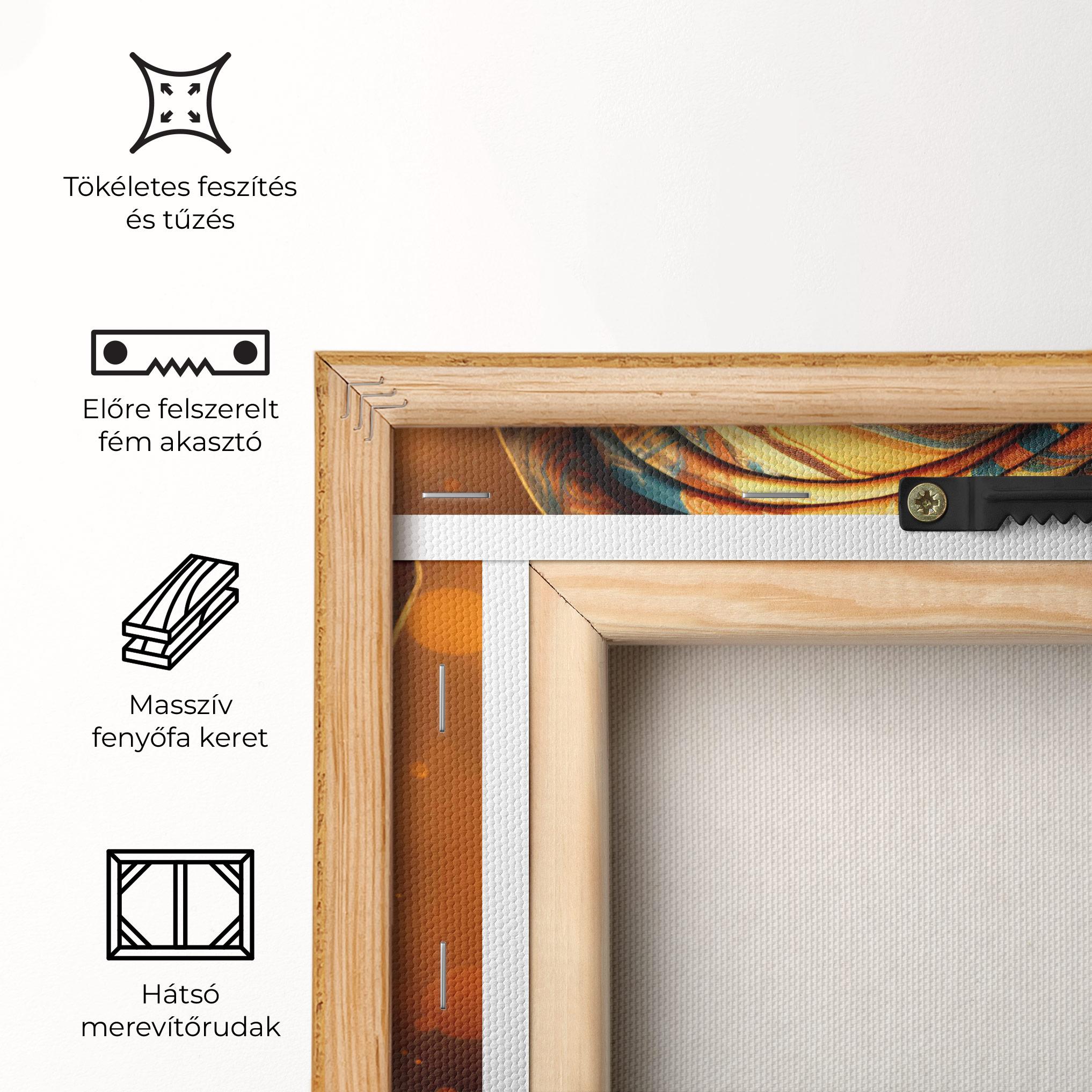 Vászonkép Fashion African Portrait mockup 5