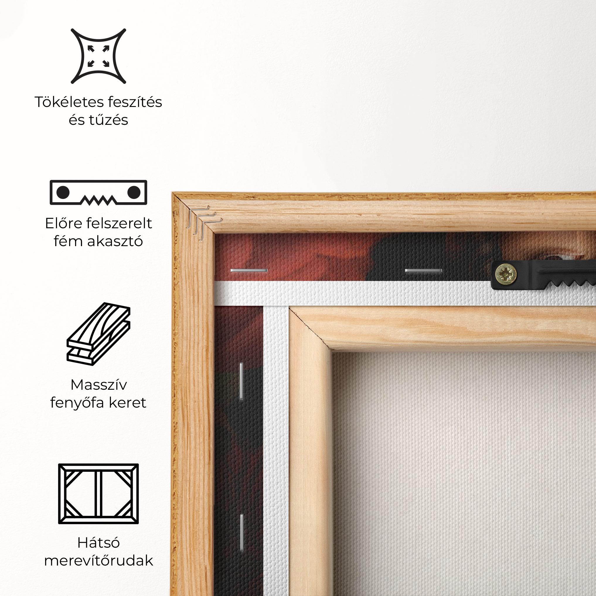 Vászonkép Floral Dress Lady mockup 5