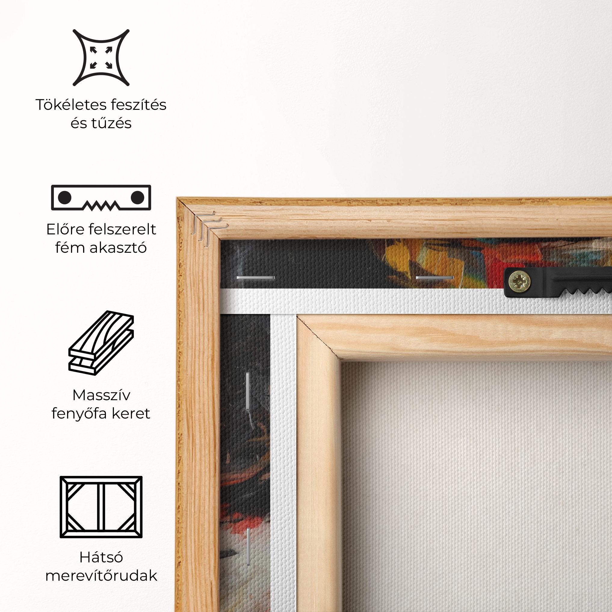 Vászonkép Intense Portrait Art mockup 5