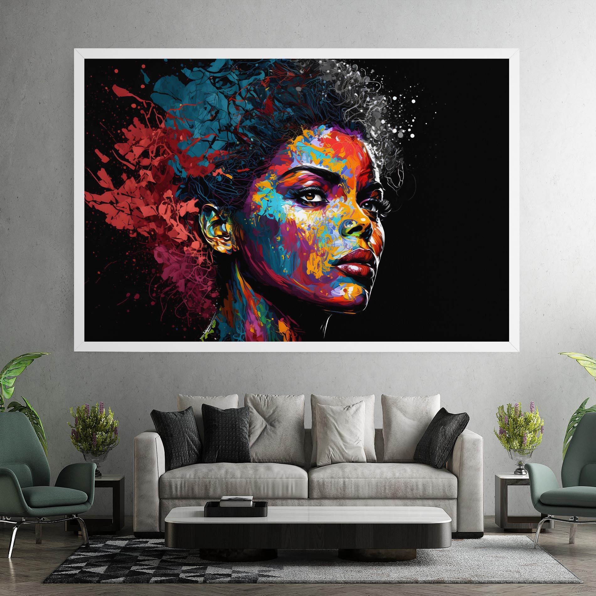 Vászonkép American Woman Splashes mockup 7