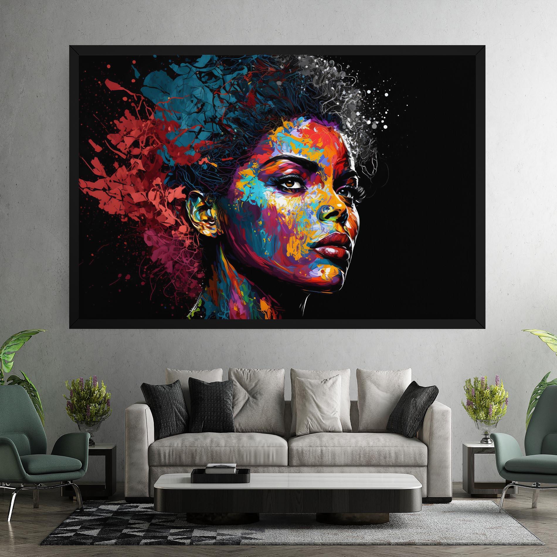 Vászonkép American Woman Splashes mockup 7