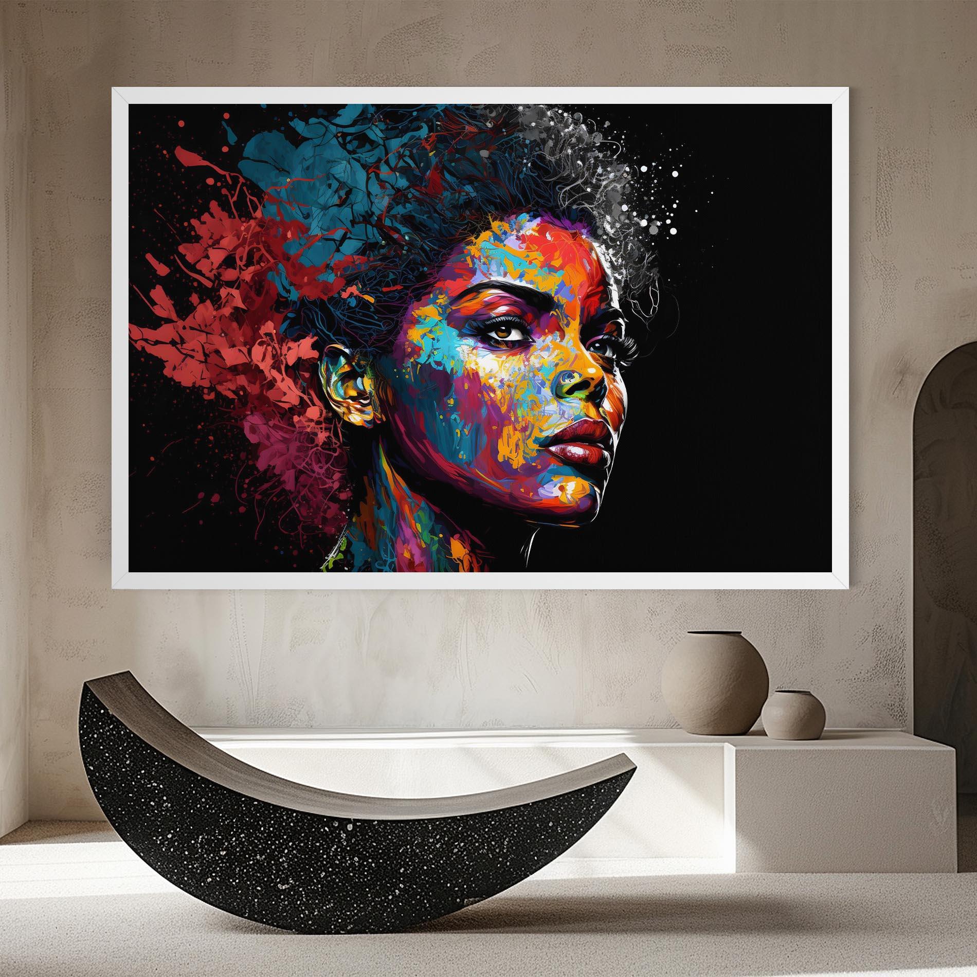 Vászonkép American Woman Splashes mockup 8