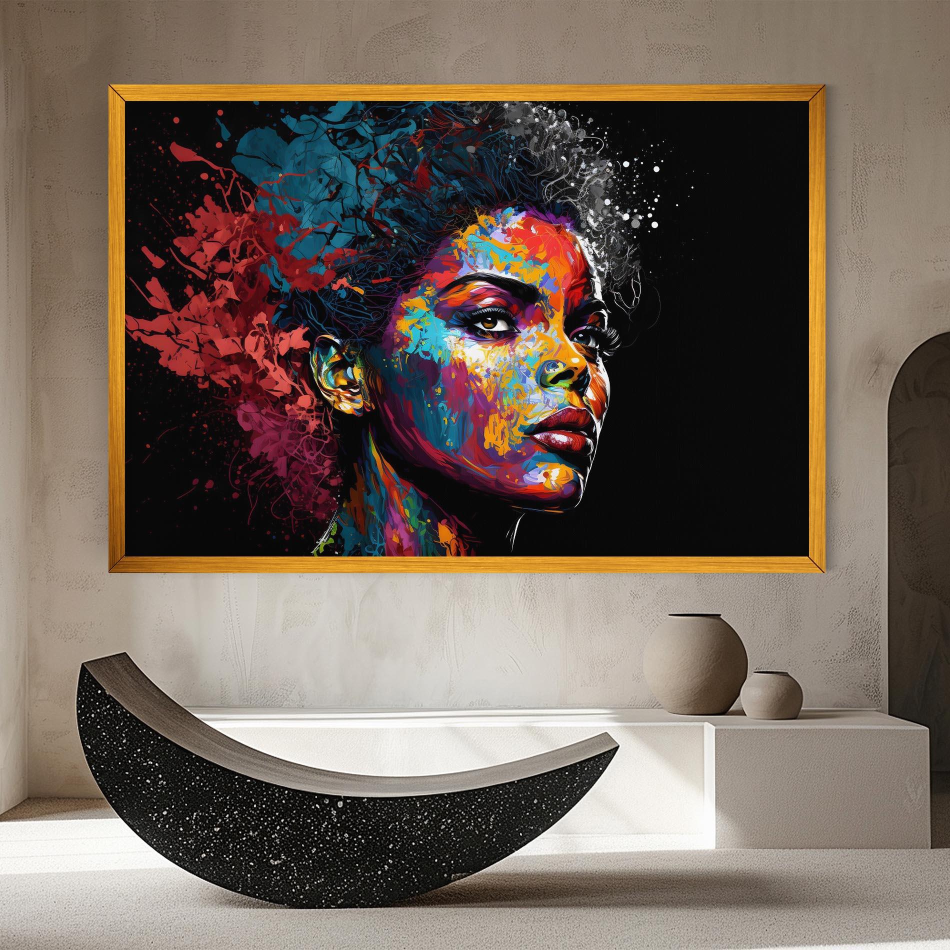 Vászonkép American Woman Splashes mockup 8