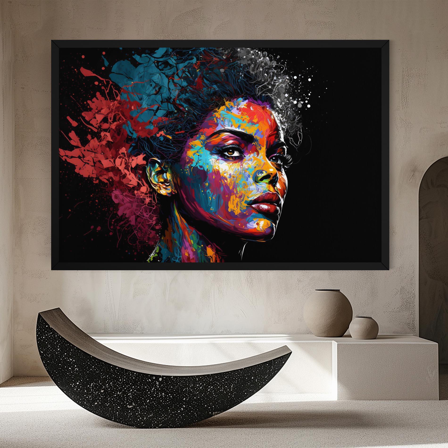 Vászonkép American Woman Splashes mockup 8