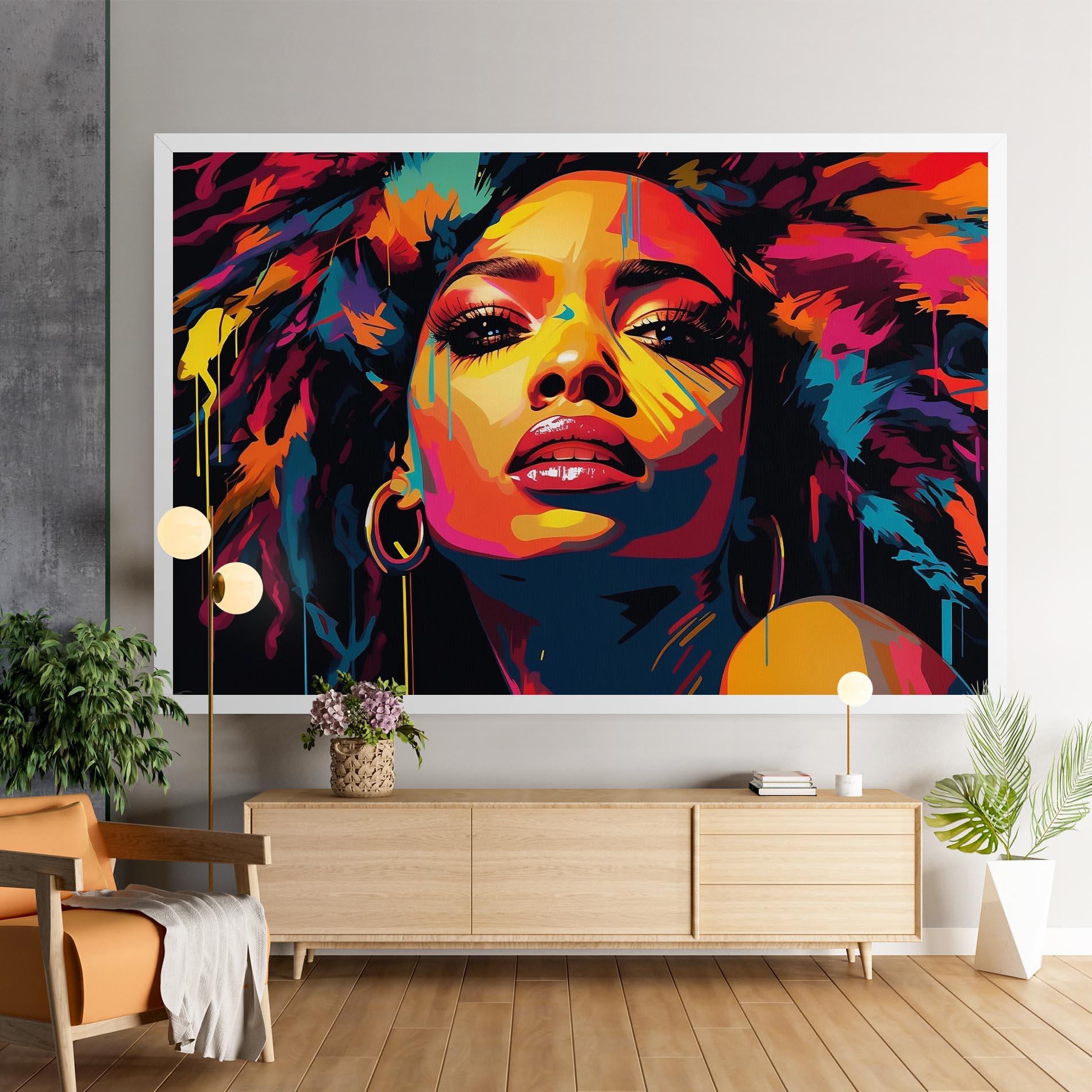 Vászonkép Beautiful African Art mockup 9