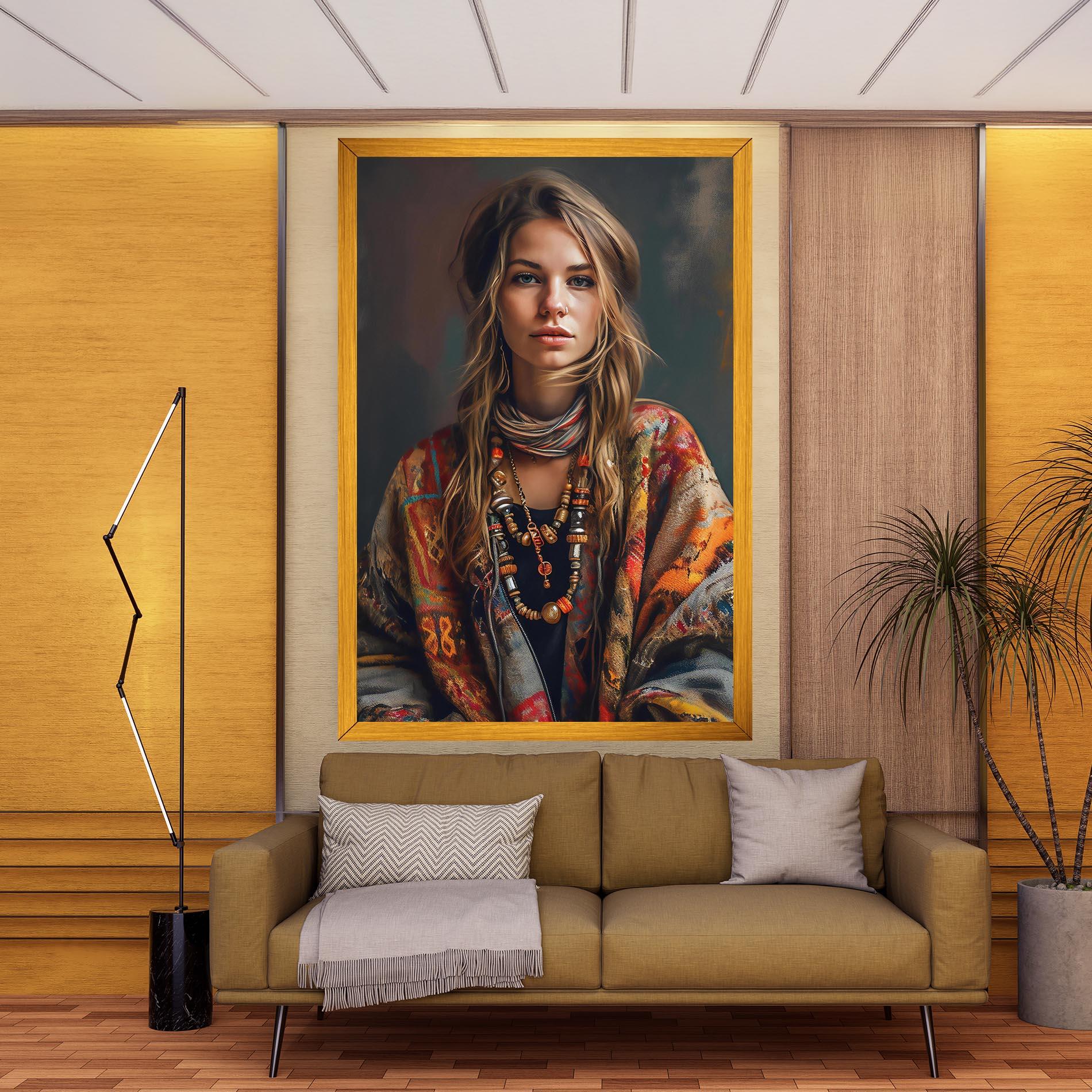 Vászonkép Woolen Sweater mockup 9