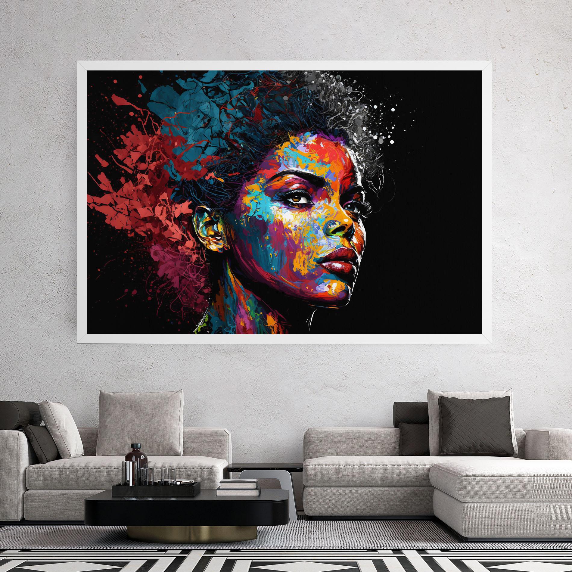 Vászonkép American Woman Splashes mockup 2