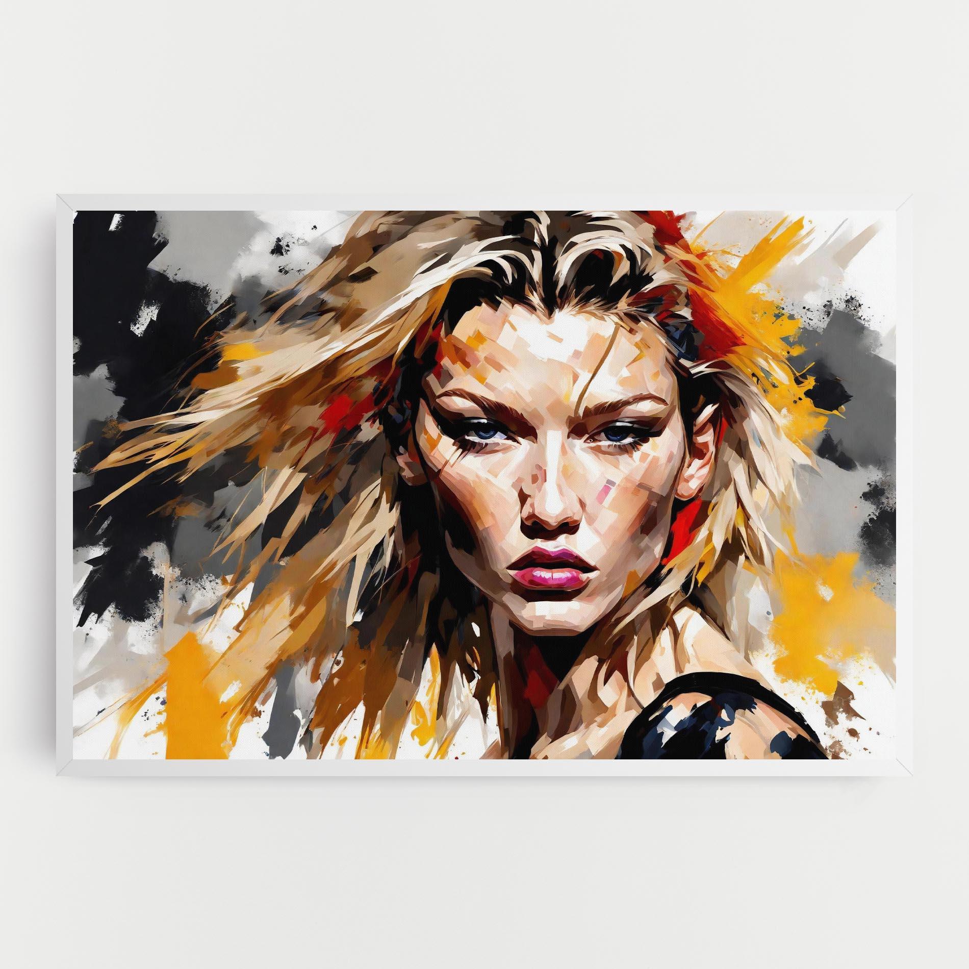 Vászonkép Blond Hair Splash mockup 0