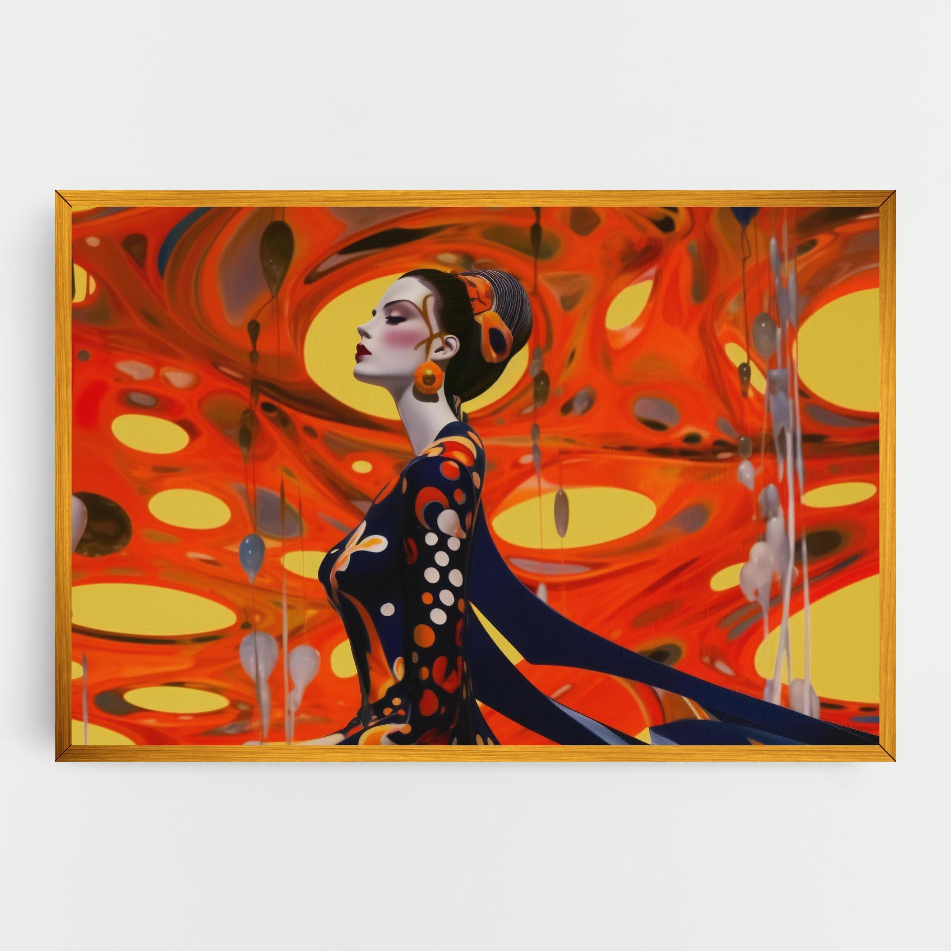 Vászonkép Big Orange Accesories mockup 0