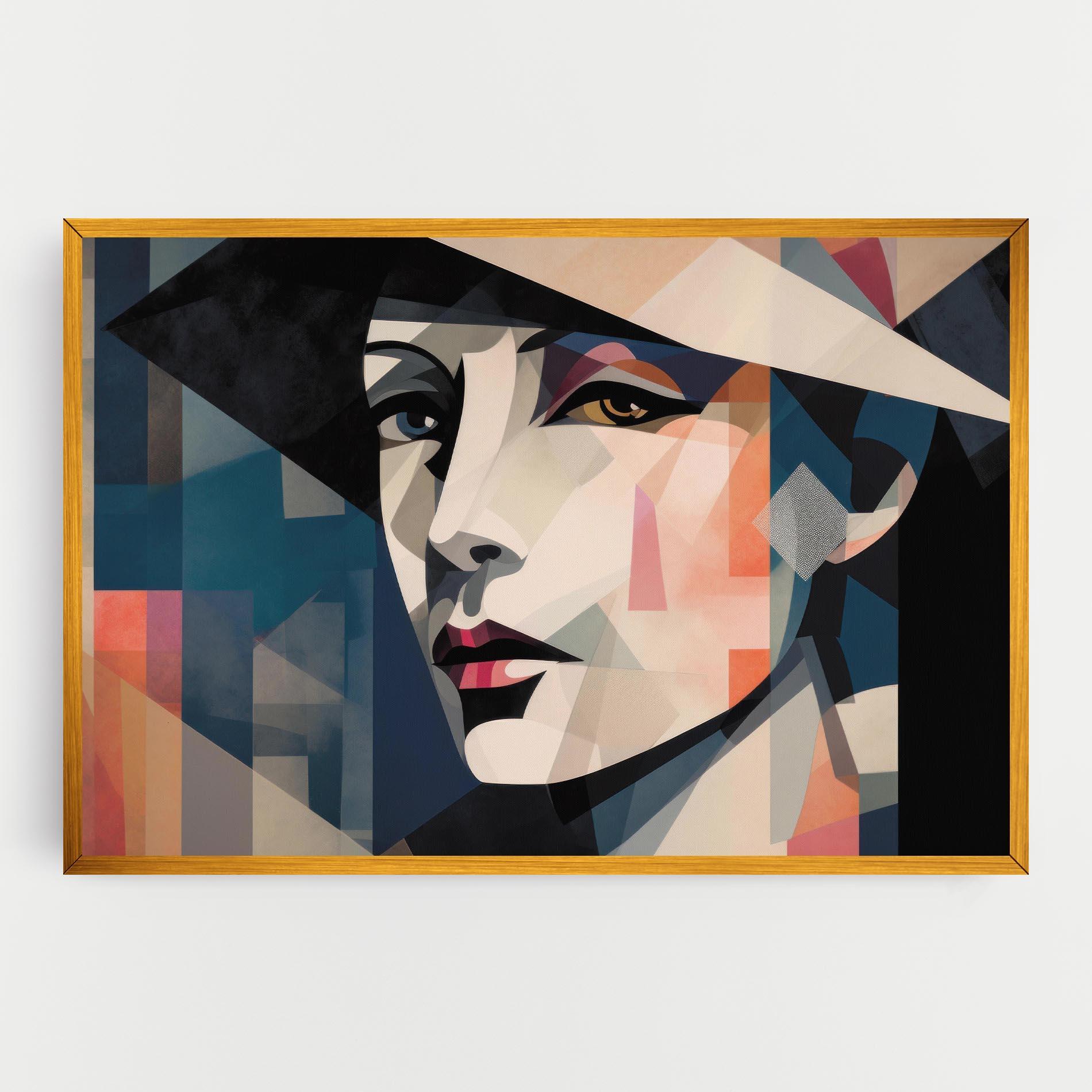 Vászonkép Chicago Portrait mockup 0