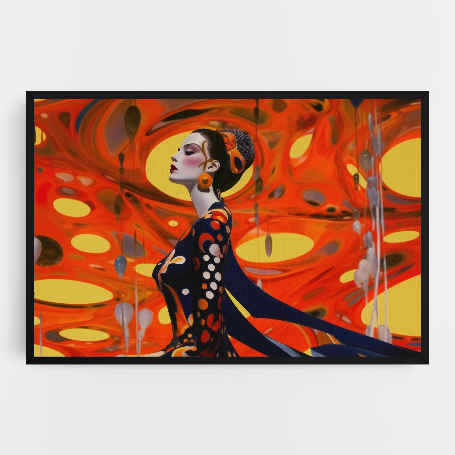 Vászonkép Big Orange Accesories mockup 0