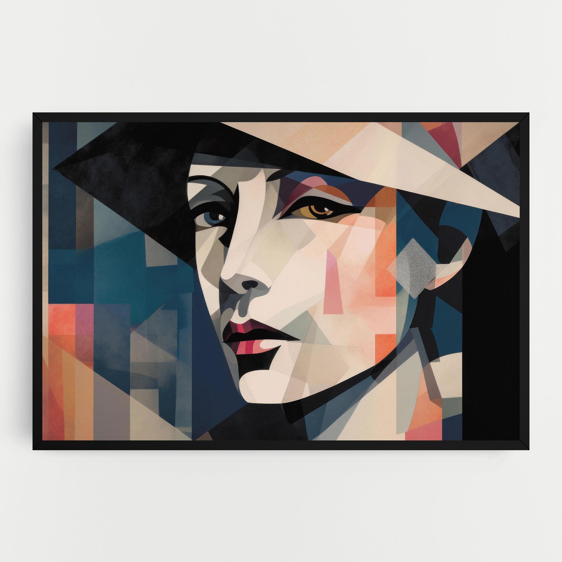 Vászonkép Chicago Portrait mockup 0