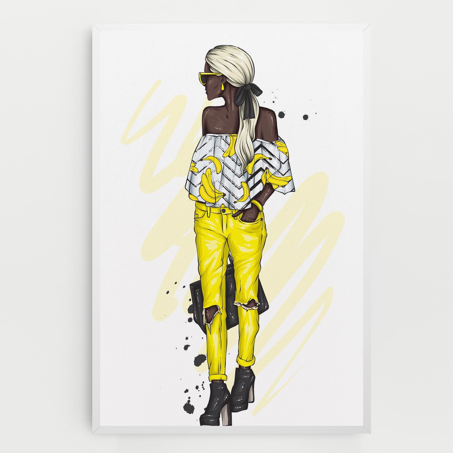 Vászonkép Banana Blouse mockup 0