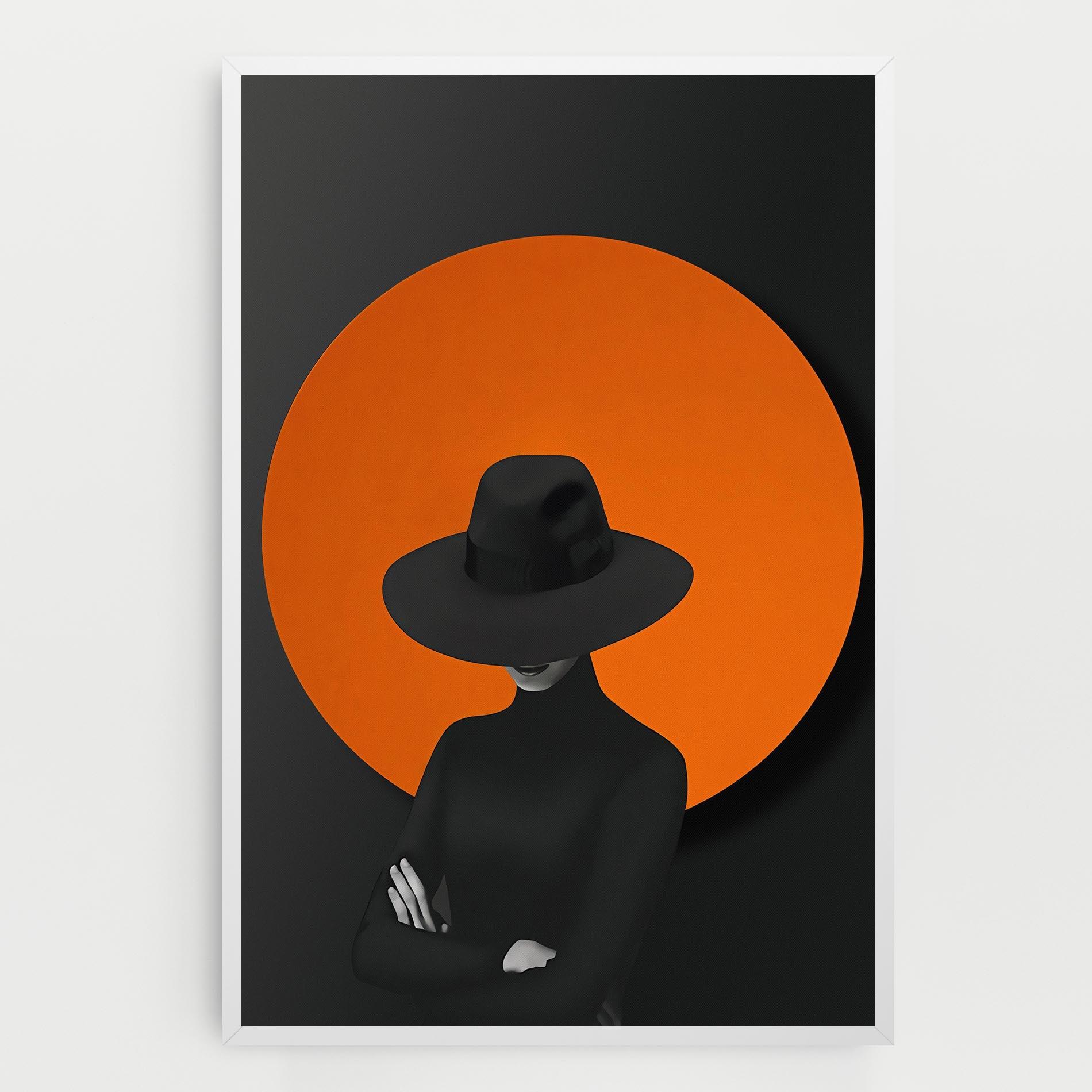 Vászonkép Black Fashion mockup 0