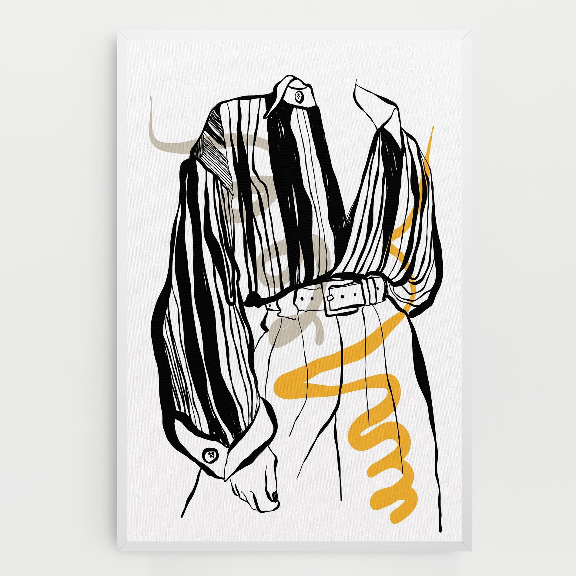 Vászonkép Modern Outfit Line mockup 0